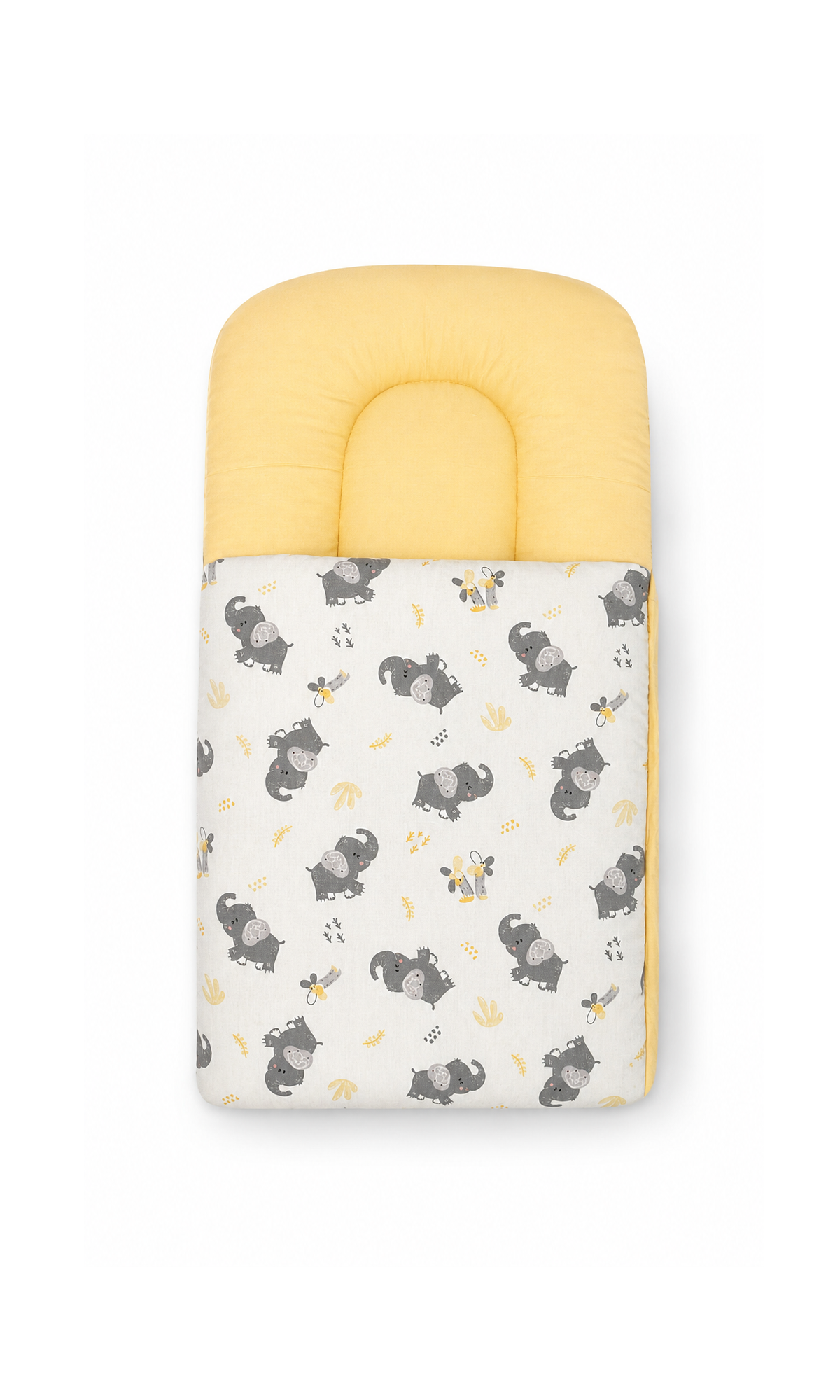 Baby Carry Nest Yellow Elephant Print