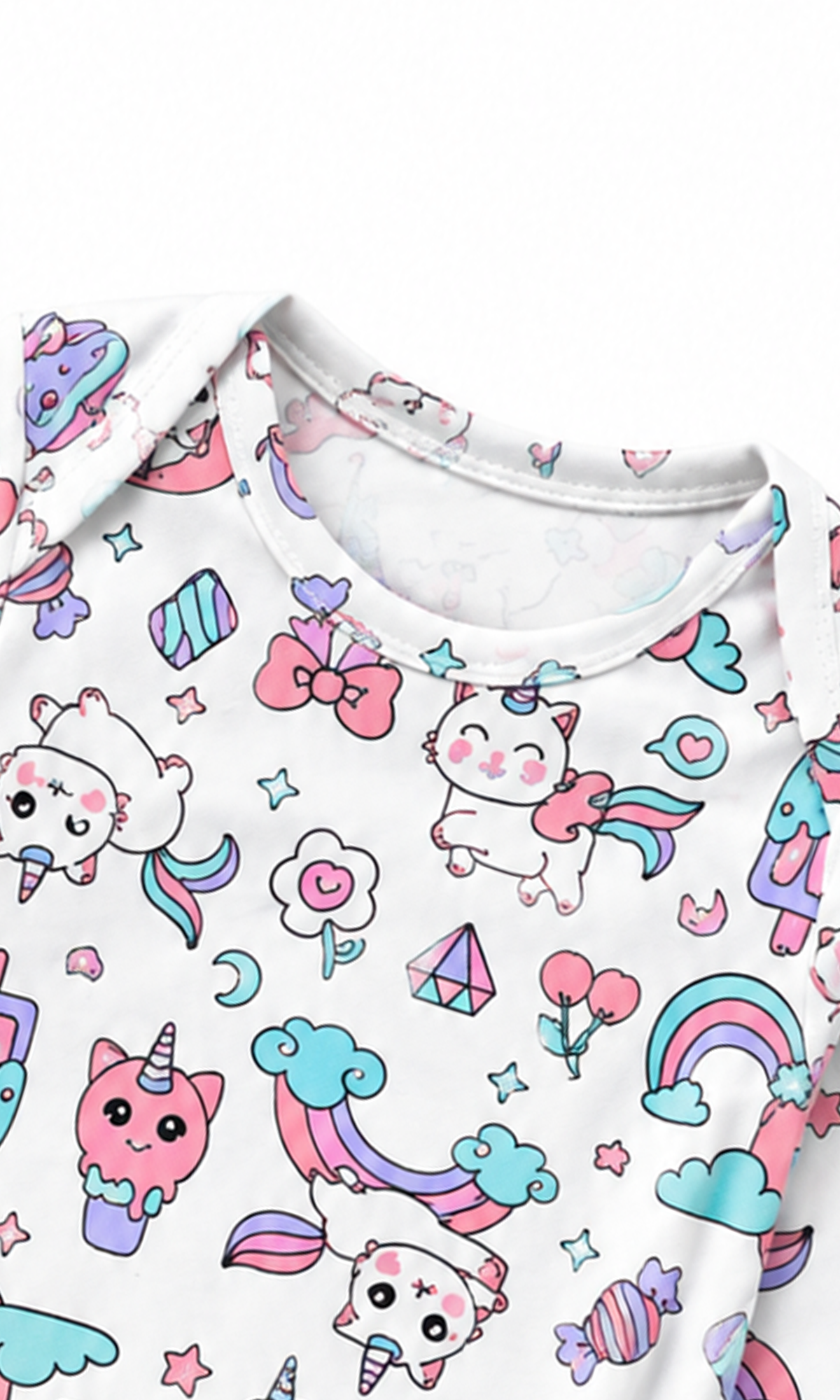 Newborn Baby Gift Set Pink & White Striped Cartoon Print