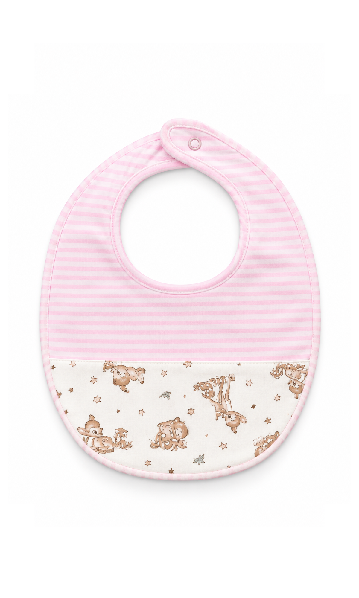 Newborn Baby Gift Set Pink & Cream Striped Animal Print