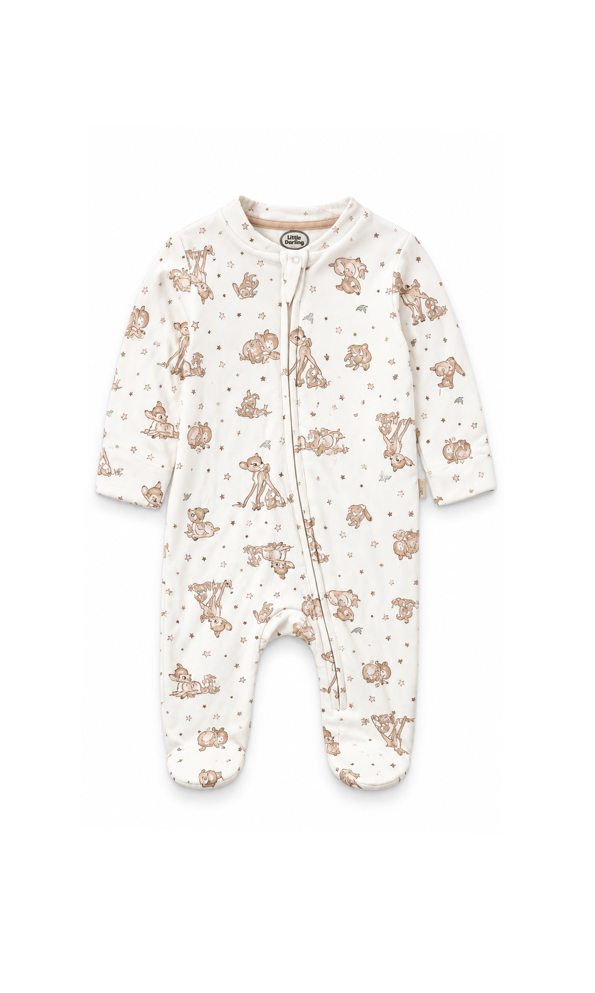 Newborn Baby Gift Set Pink & Cream Striped Animal Print