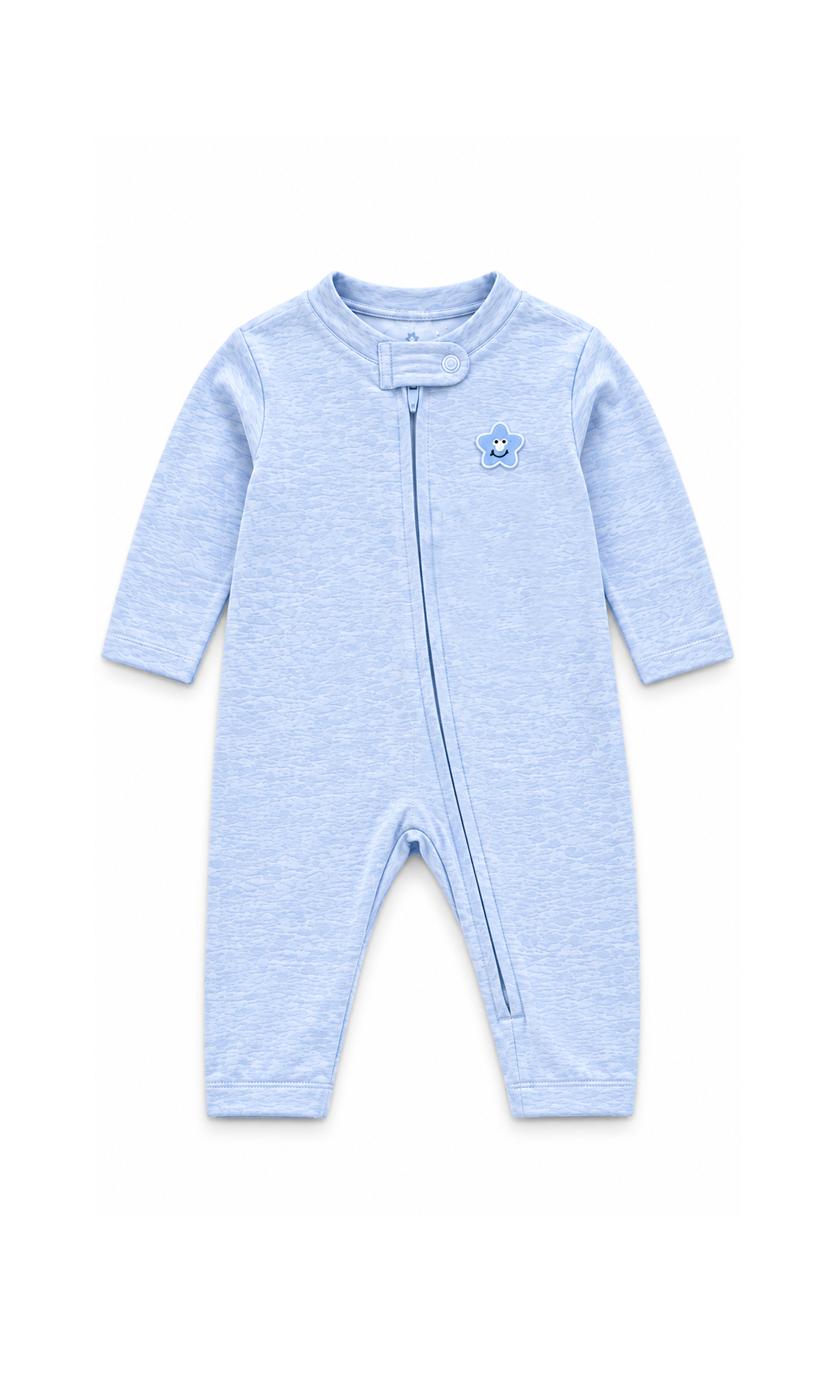Newborn Baby Gift Set Light Blue Star Print