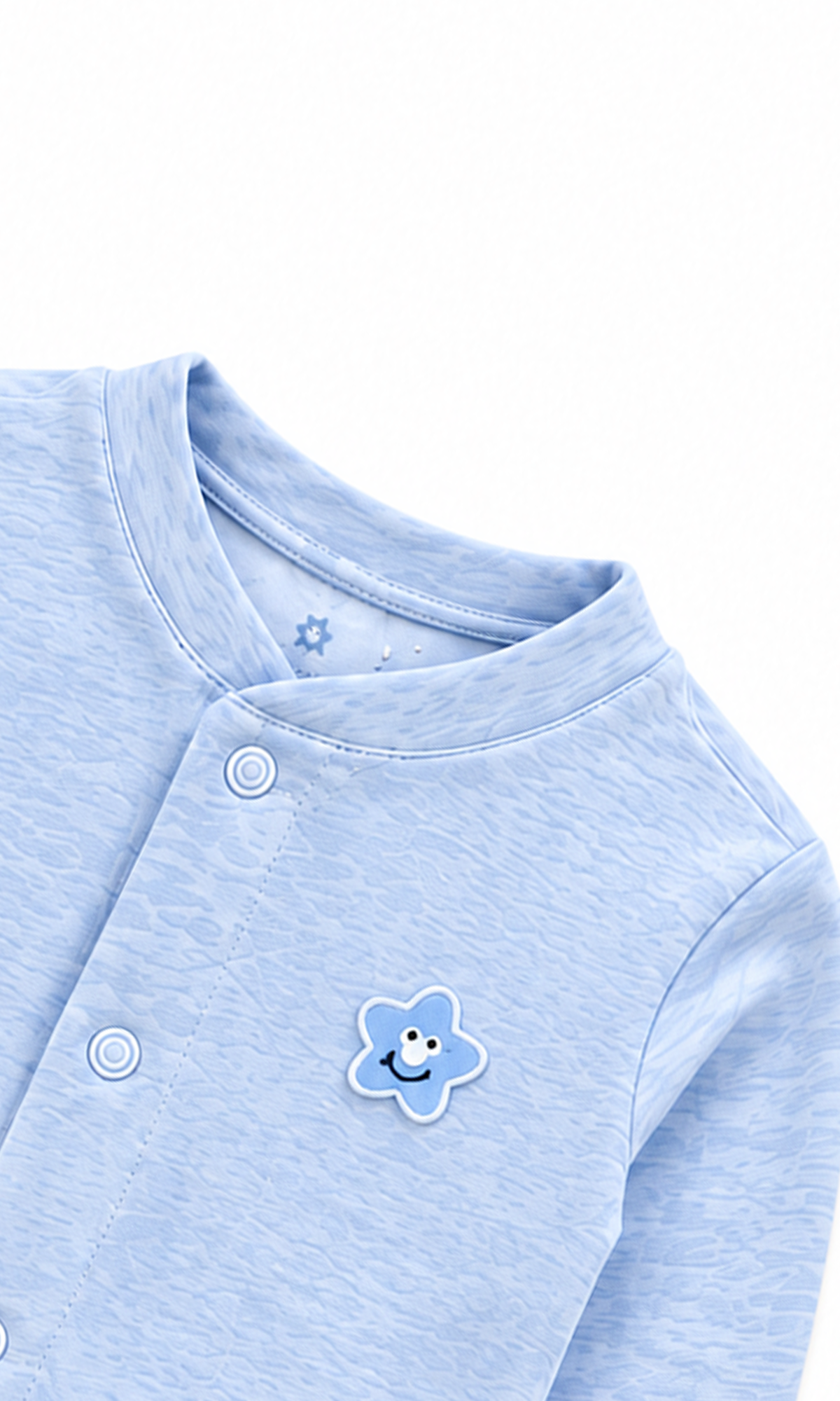 Newborn Baby Gift Set Light Blue Star Print