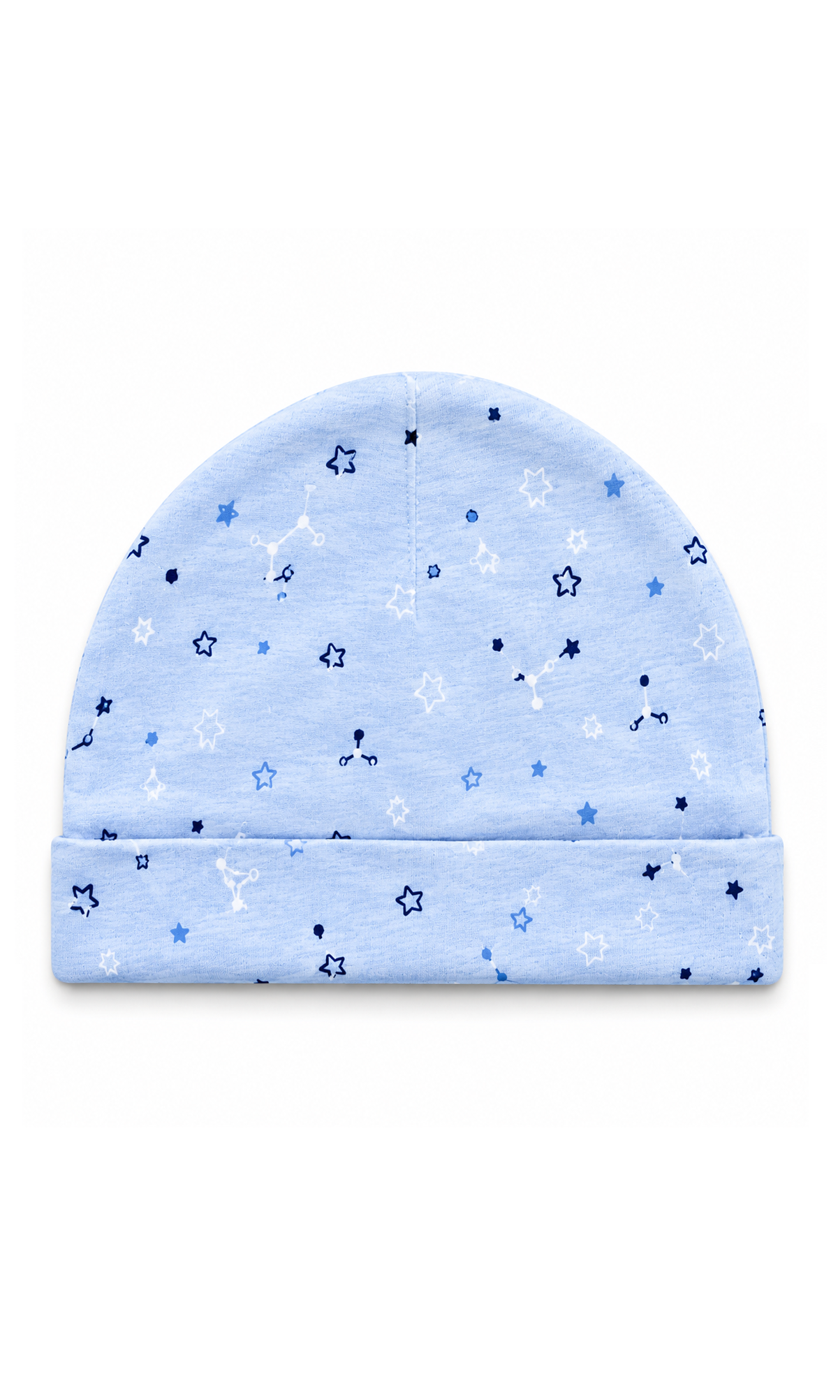 Newborn Baby Gift Set Light Blue Star Print