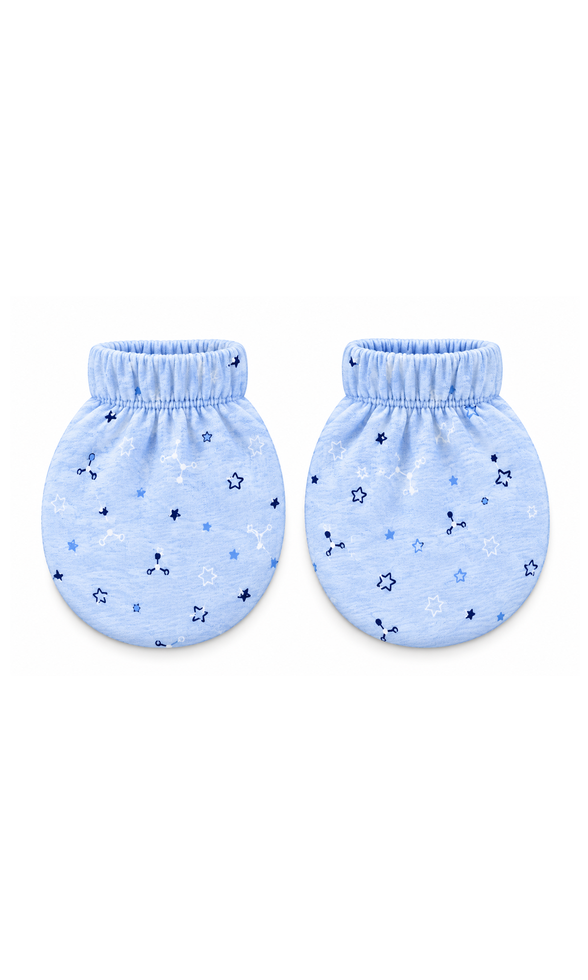 Newborn Baby Gift Set Light Blue Star Print