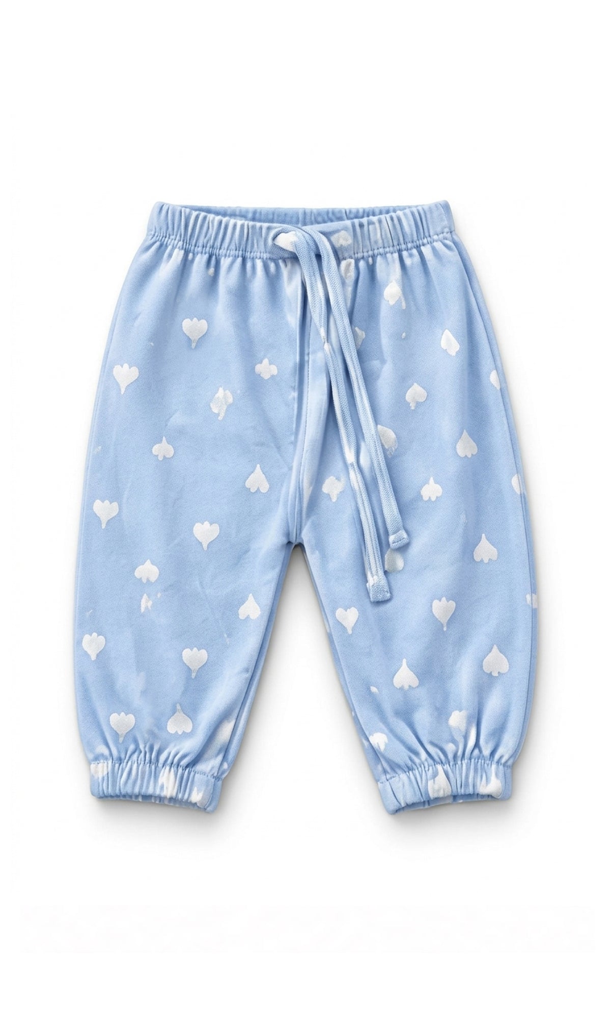 Newborn Baby Gift Set Light Blue Heart Print