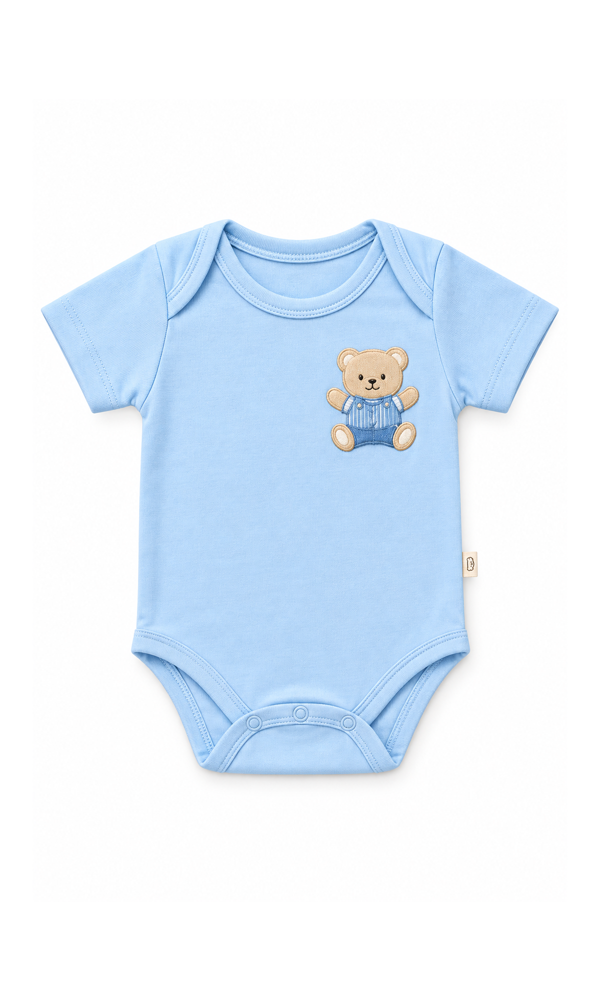 Newborn Baby Gift Set Light Blue Teddy Bear Motif