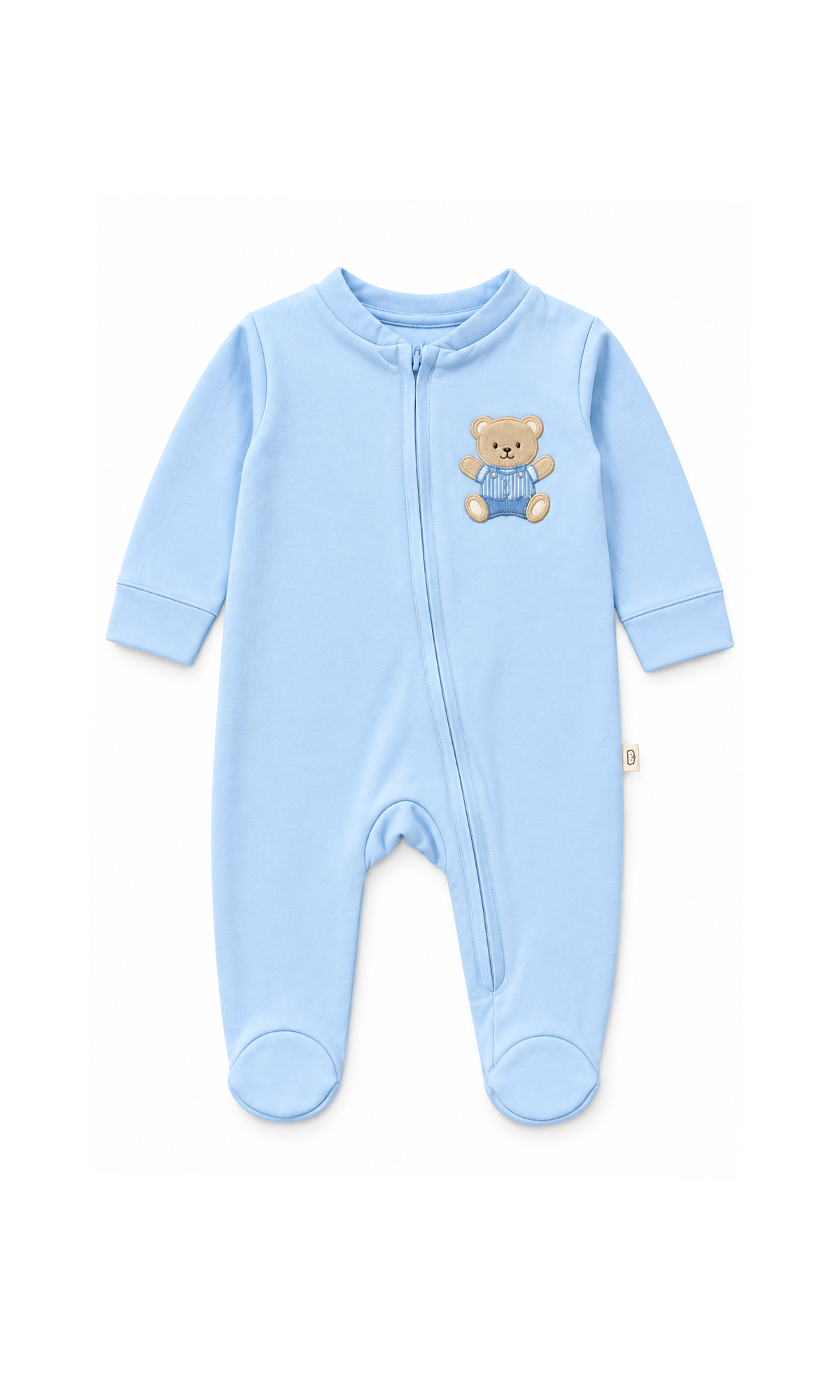 Newborn Baby Gift Set Light Blue Teddy Bear Motif