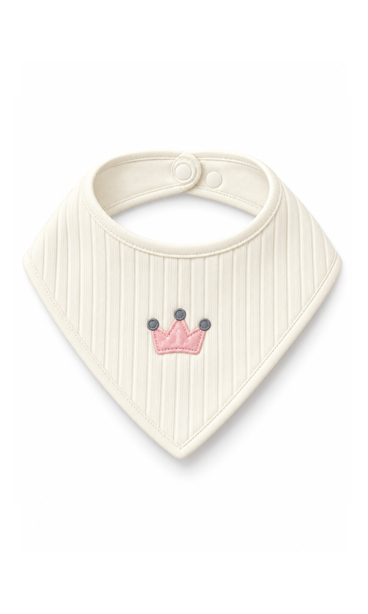 Newborn Baby Gift Set Cream Ribbed Crown Design