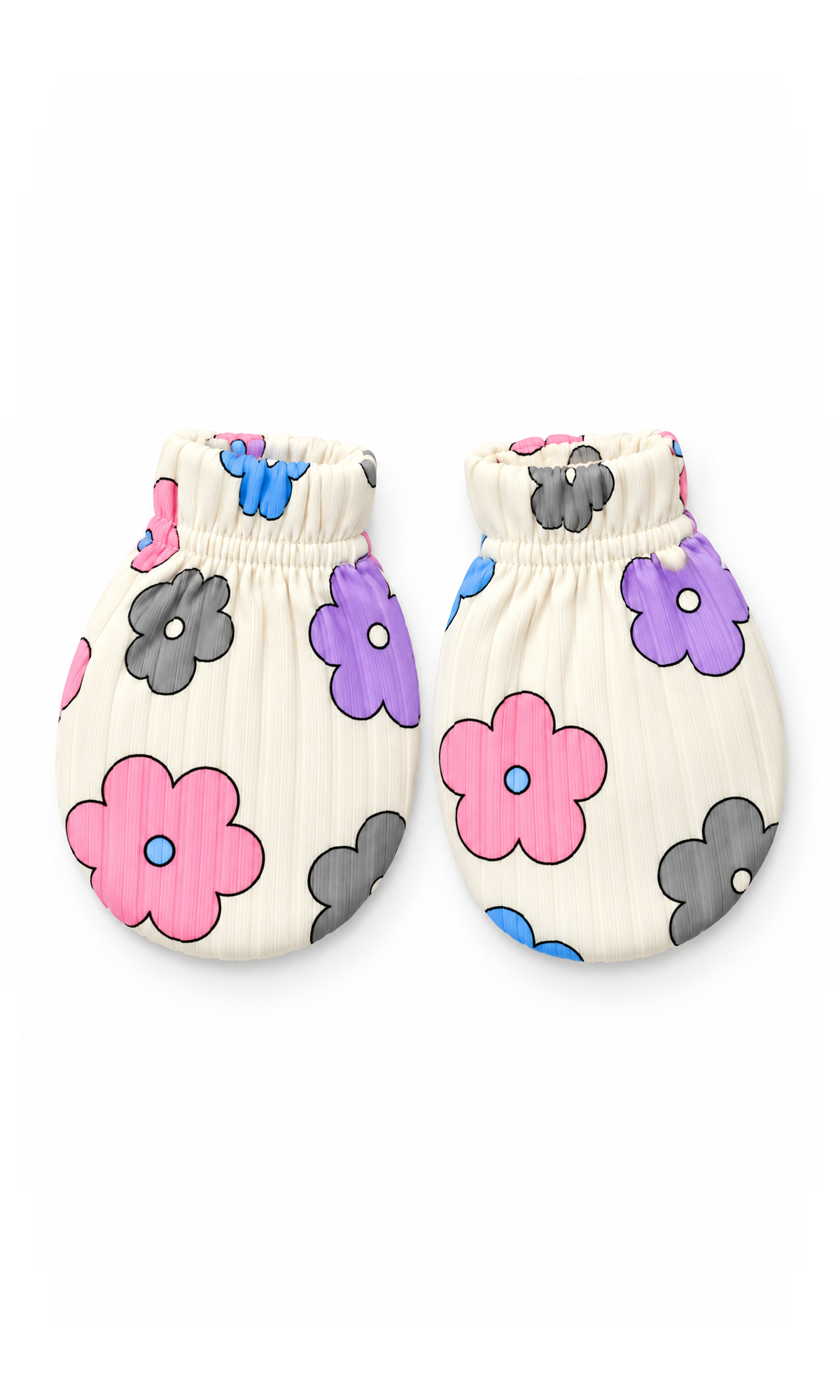 Newborn Baby Gift Set Cream Multicolour Flower Print
