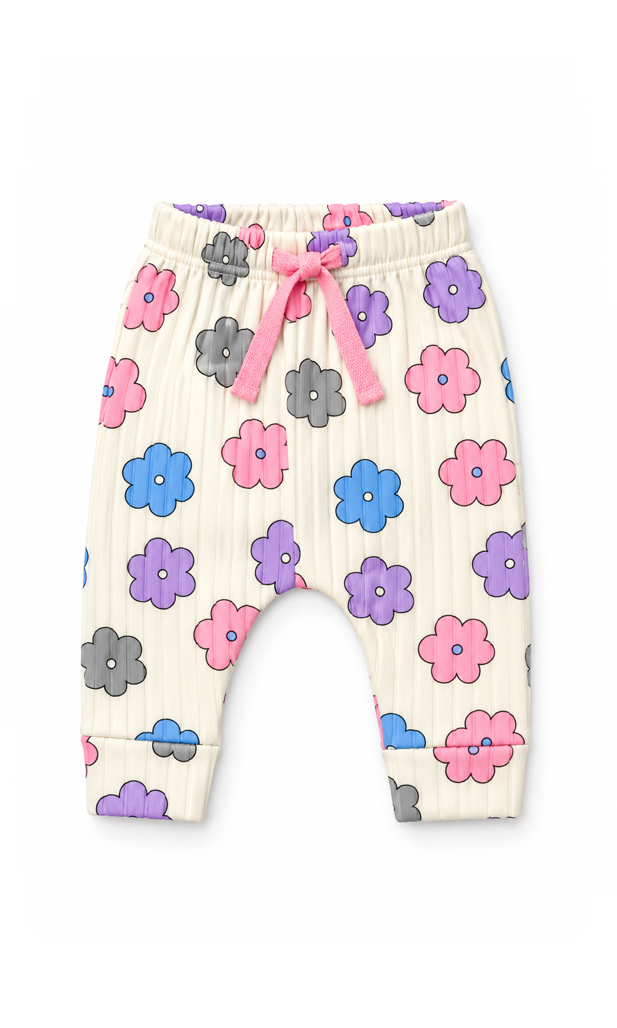 Newborn Baby Gift Set Cream Multicolour Flower Print