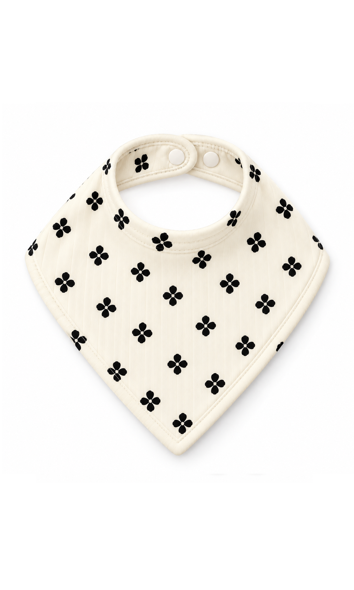 Newborn Baby Gift Set Cream Black Flower Print