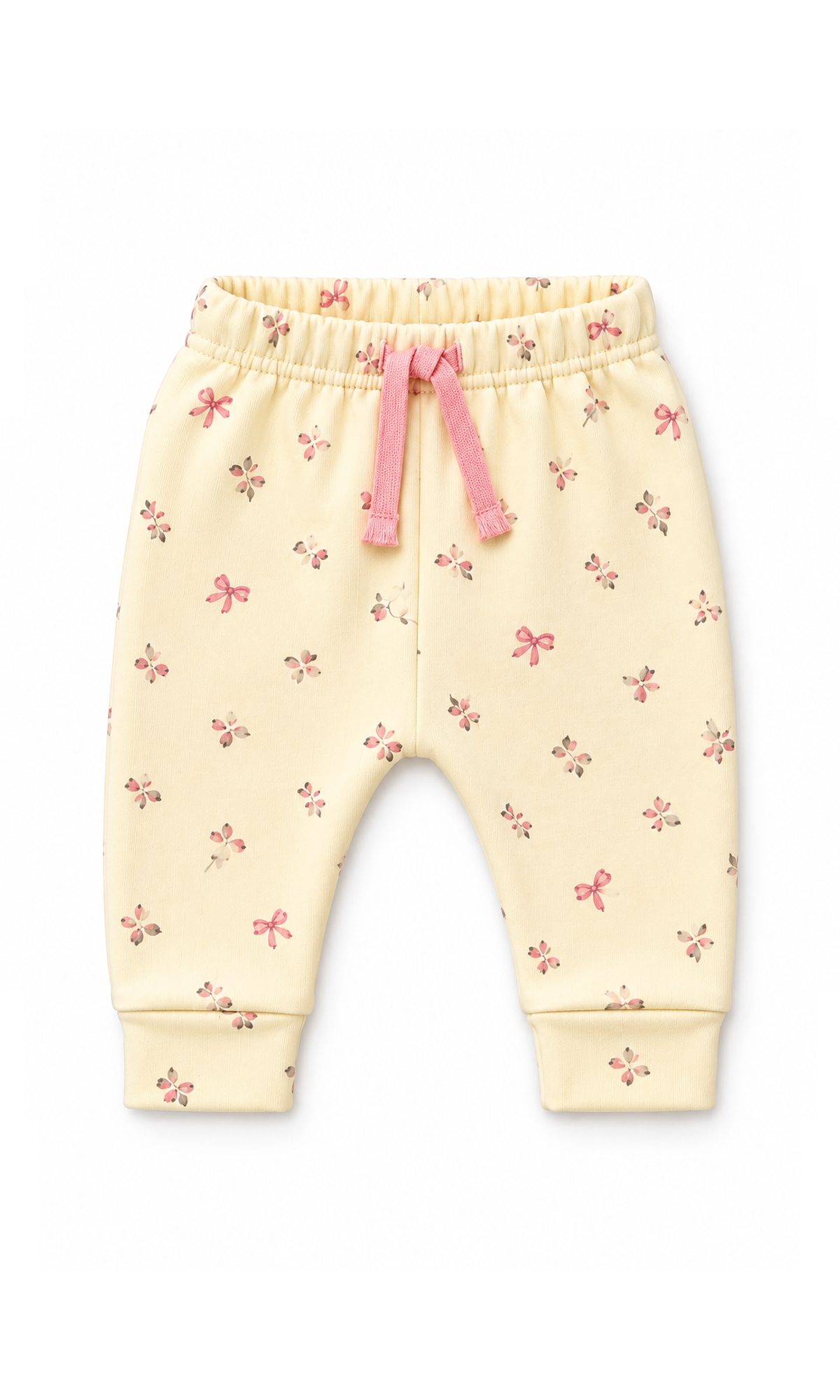 Newborn Baby Gift Set Cream Floral & Bow Print