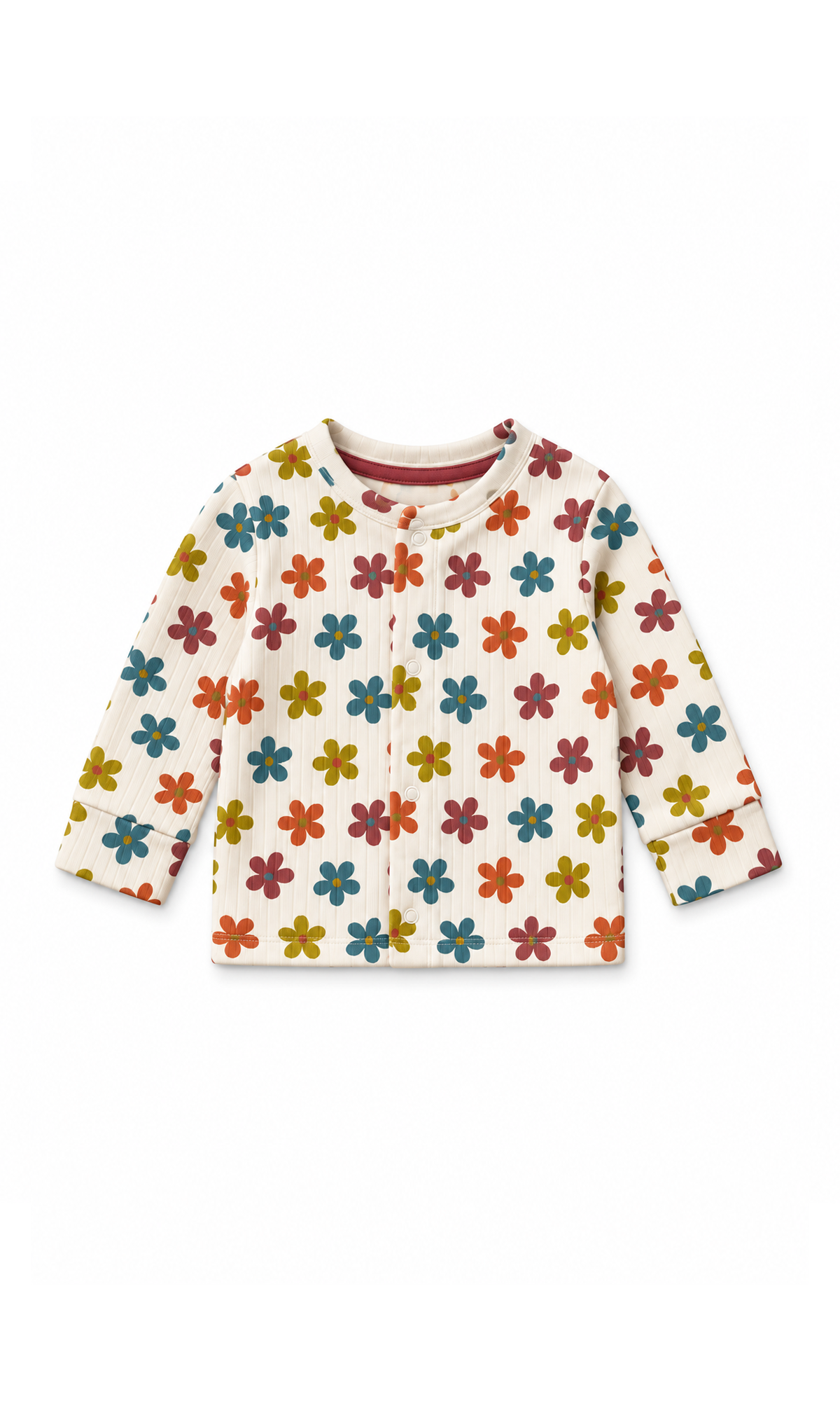 Newborn Baby Gift Set Cream Multicolour Daisy Print