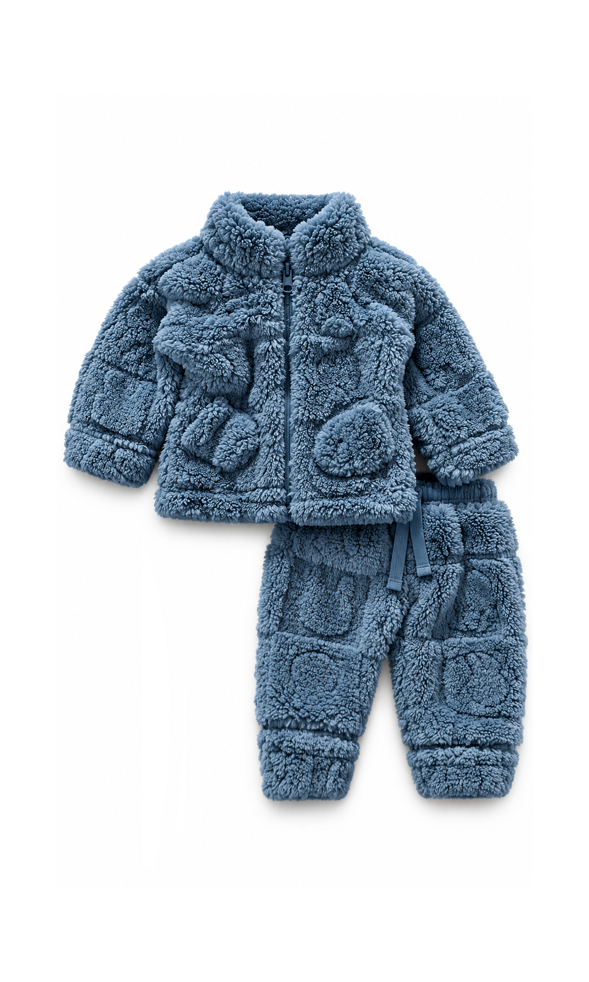 Baby Teddy 2-Piece Winter Set Blue