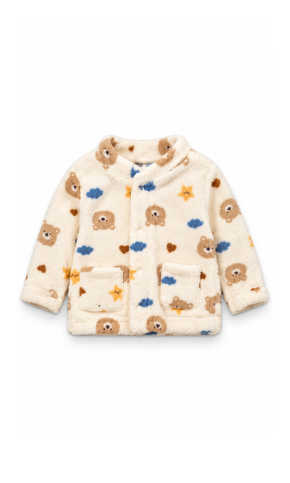 Baby 6-Piece Gift Set Cream Teddy Bear Print
