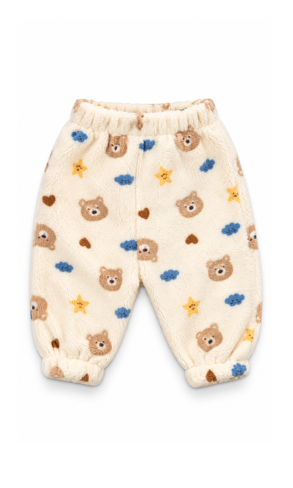 Baby 6-Piece Gift Set Cream Teddy Bear Print
