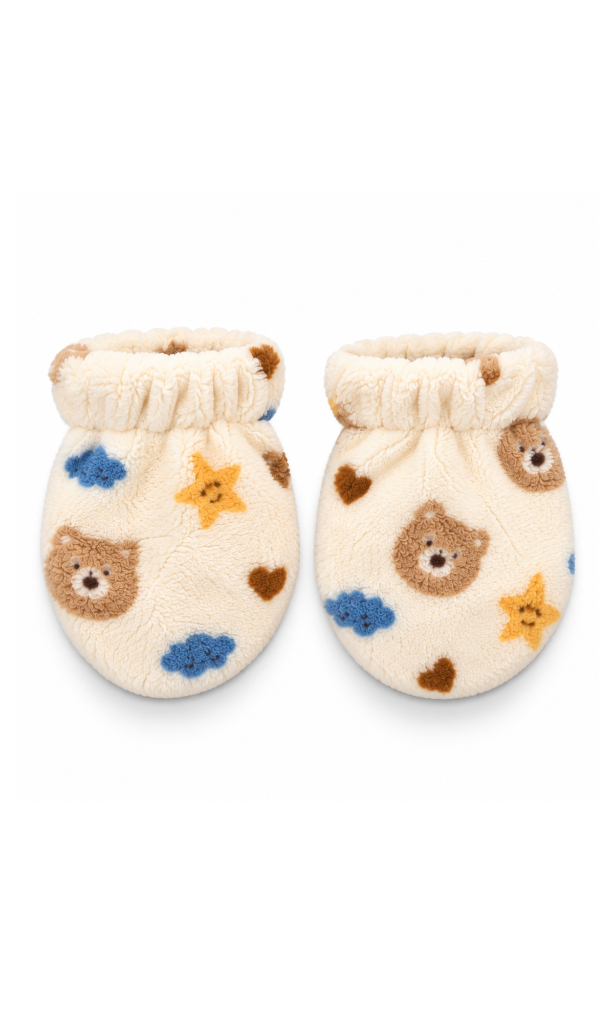 Baby 6-Piece Gift Set Cream Teddy Bear Print
