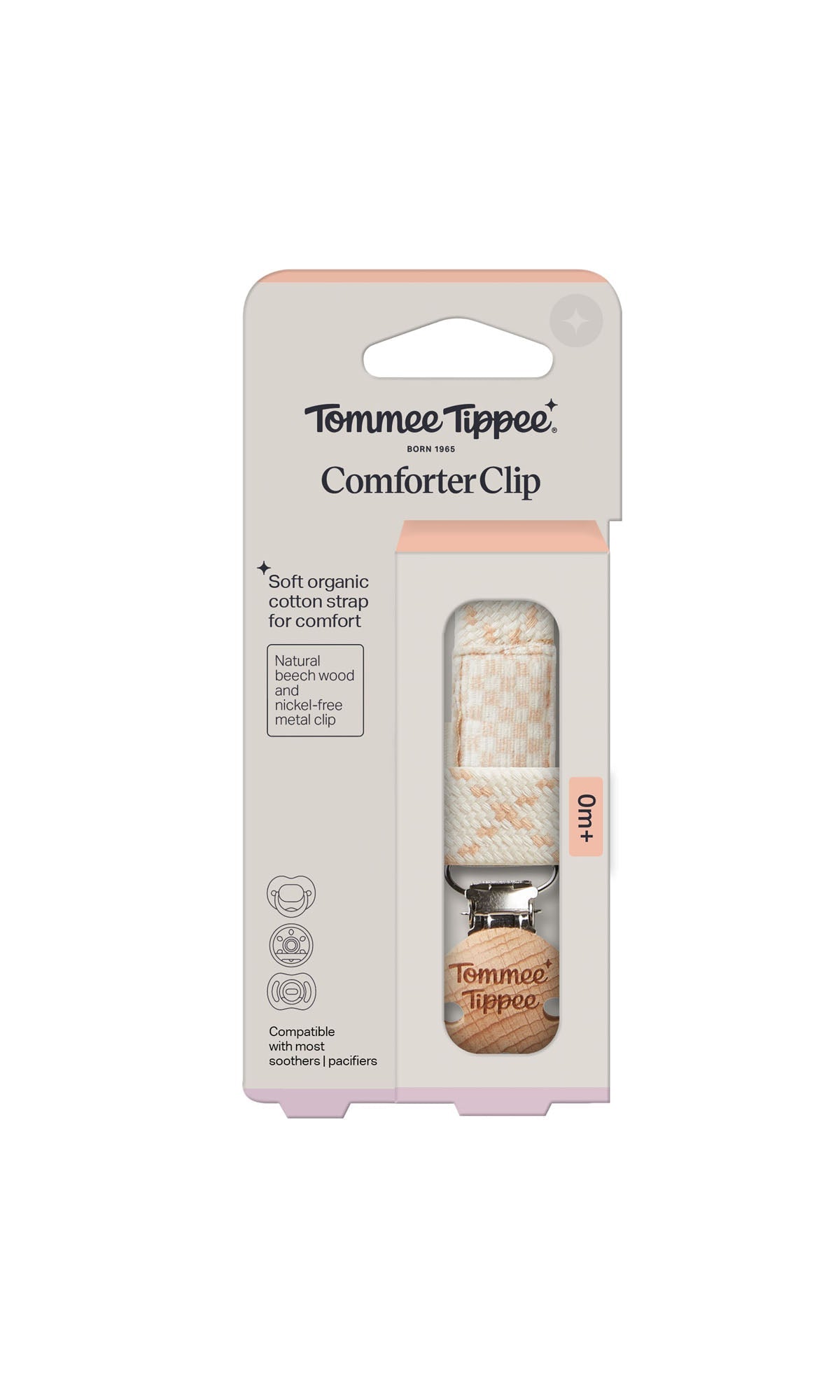 Tommee Tippee Soother Comfort Clip 0m+