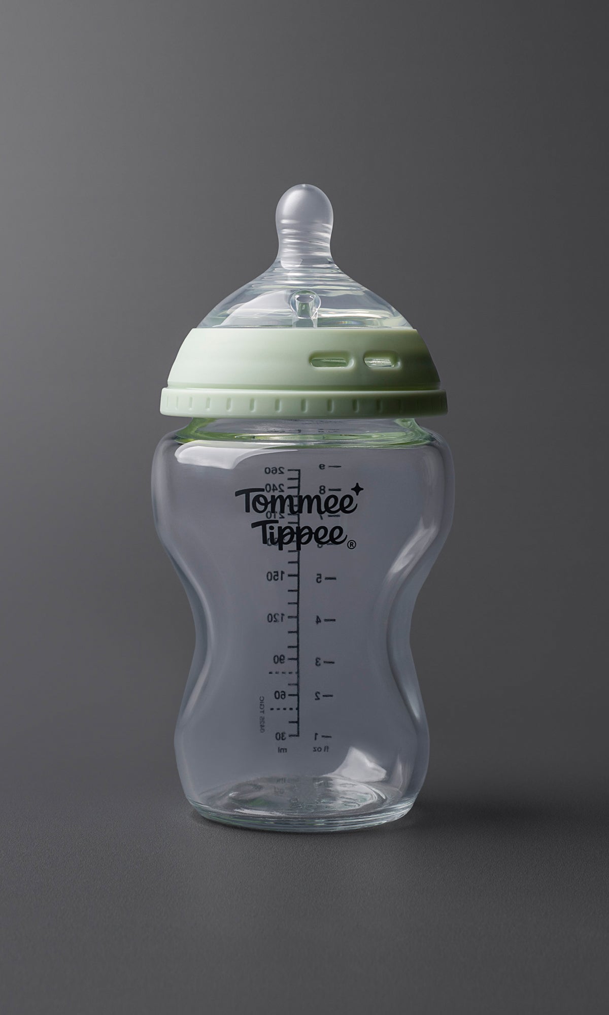 Tommee Tippee Natural Start Glass Baby Bottle 250ML 9OZ
