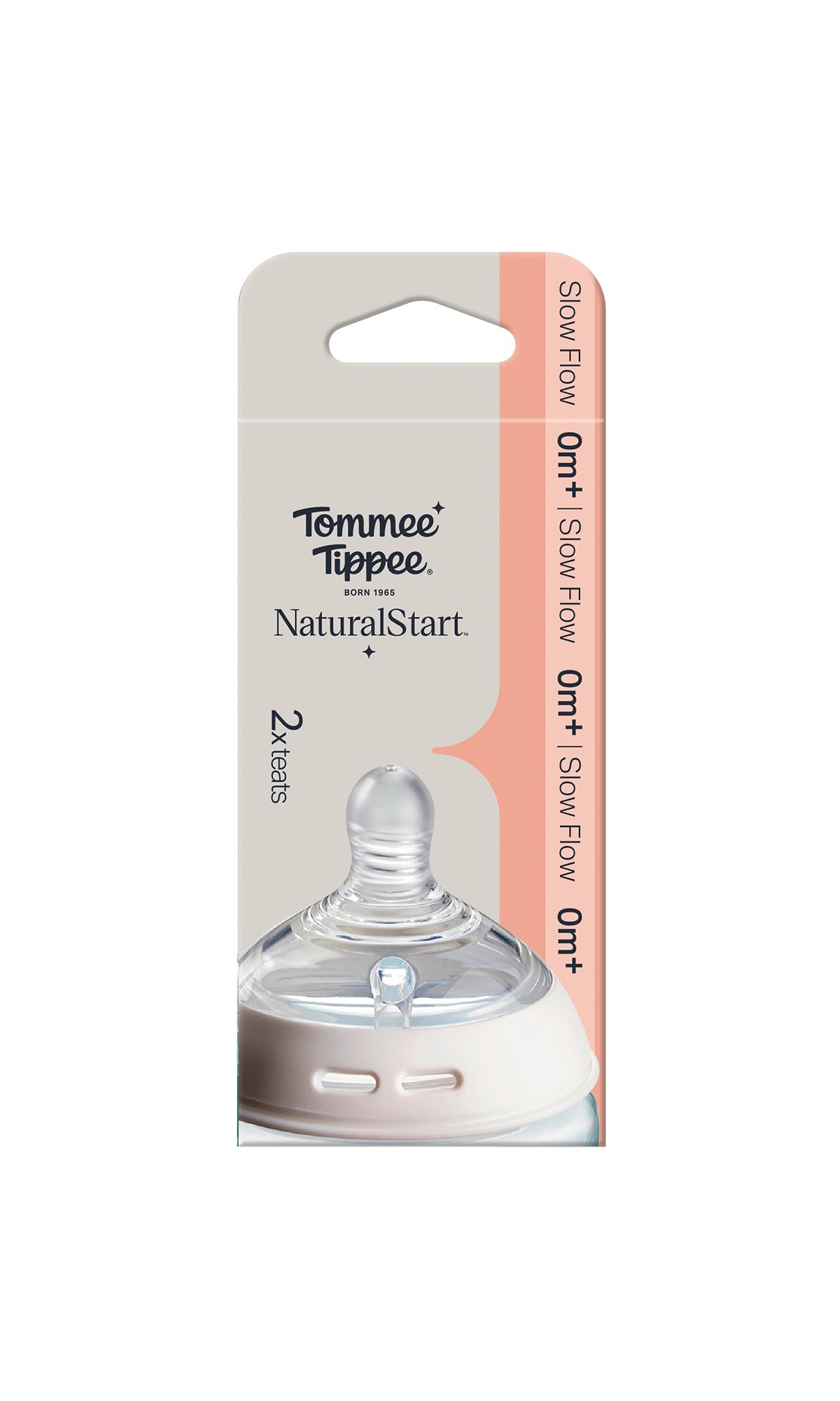 Tommee Tippee Natural Start Slow Flow Teats Pack Of 2