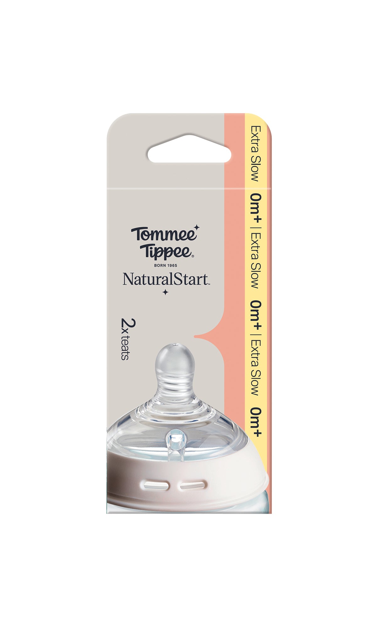 Tommee Tippee Natural Start Extra Slow Flow Teats Pack Of 2