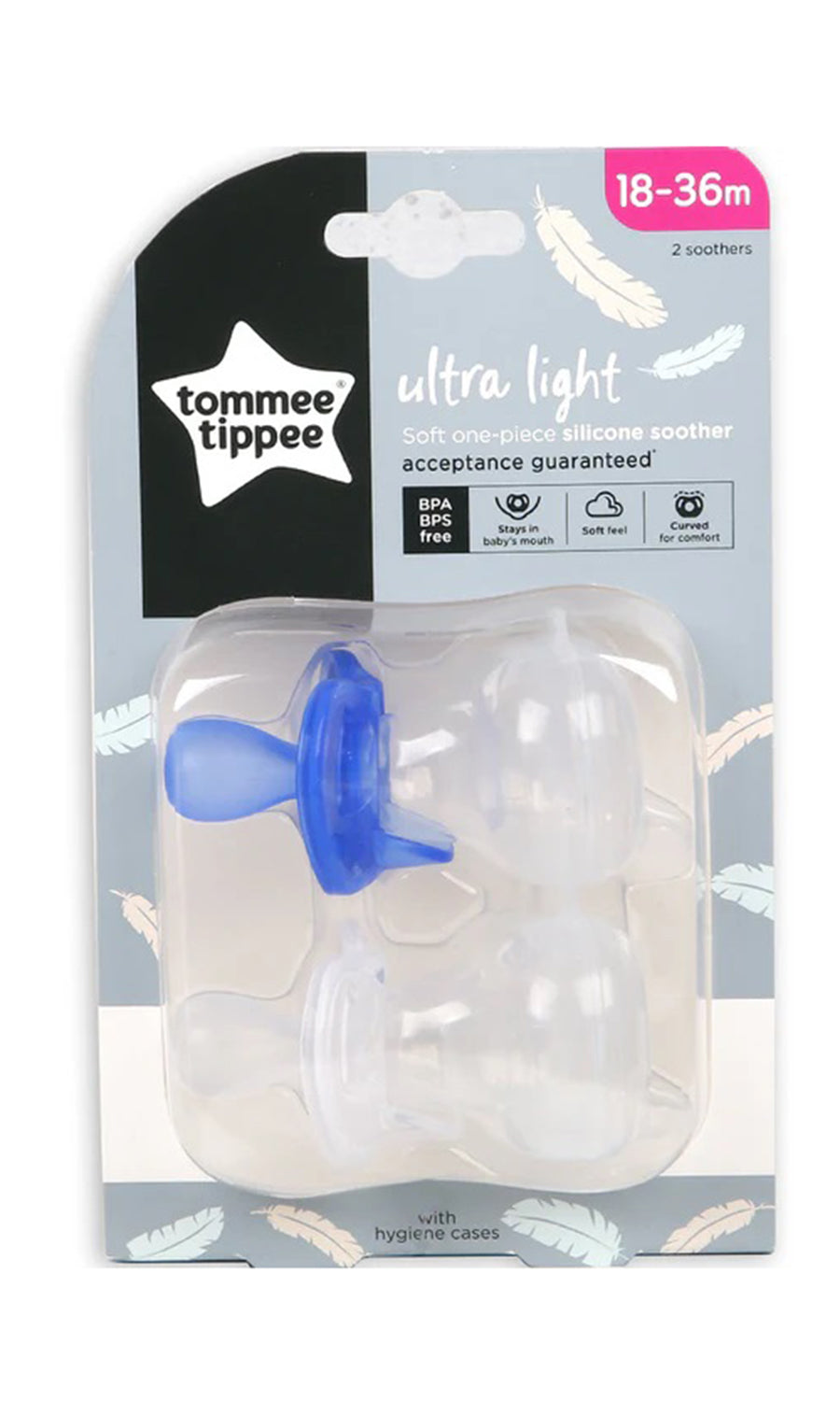 Silicone Soother 2-PK Tommee Tippee 18-36M - 433455