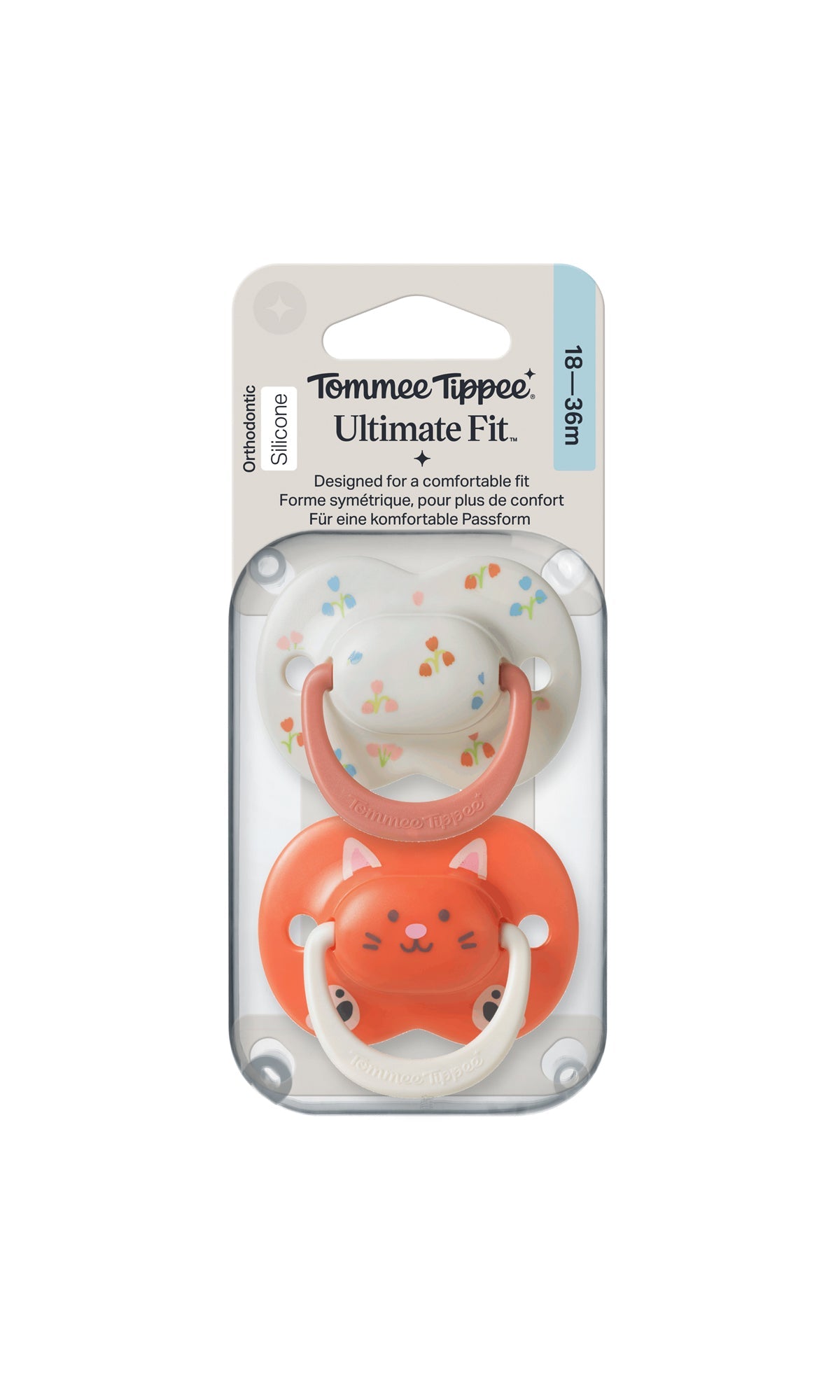 Tommee Tippee Decorated Ultimate Fit Soother 18-36M Pack Of 2