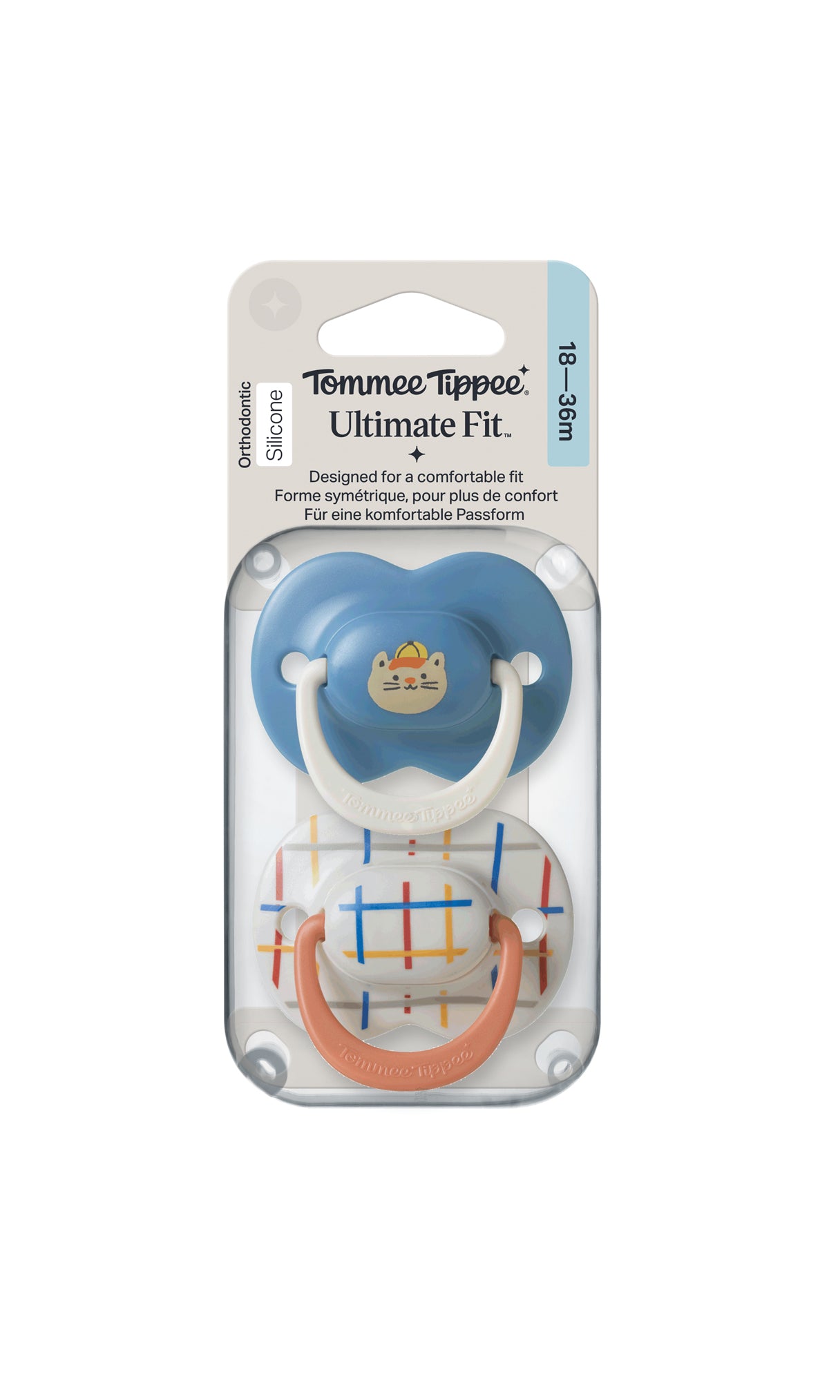 Tommee Tippee Decorated Ultimate Fit Soother 18-36M Pack Of 2