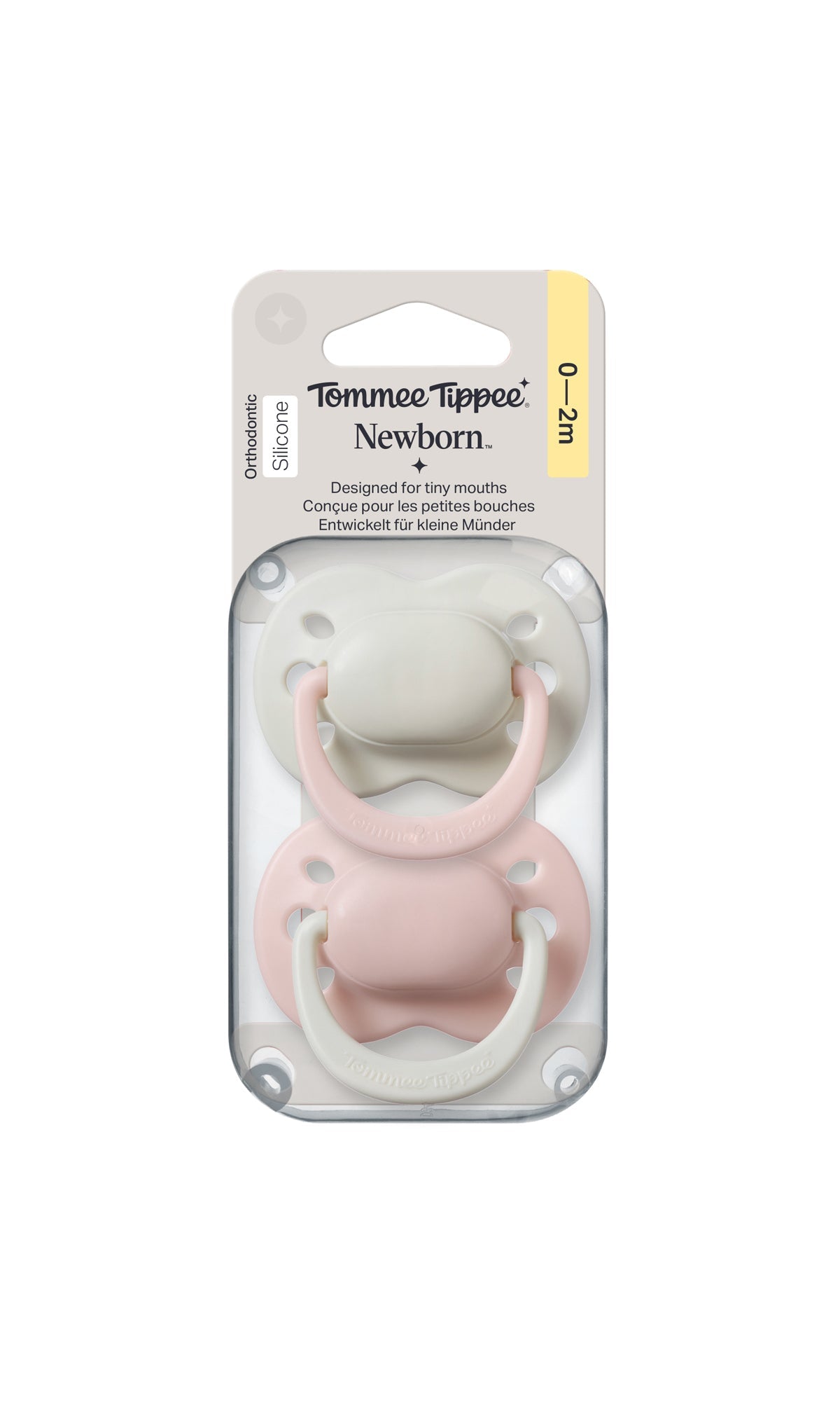 Tommee Tippee Newborn Silicone Soothers 0-2M Pack Of 2