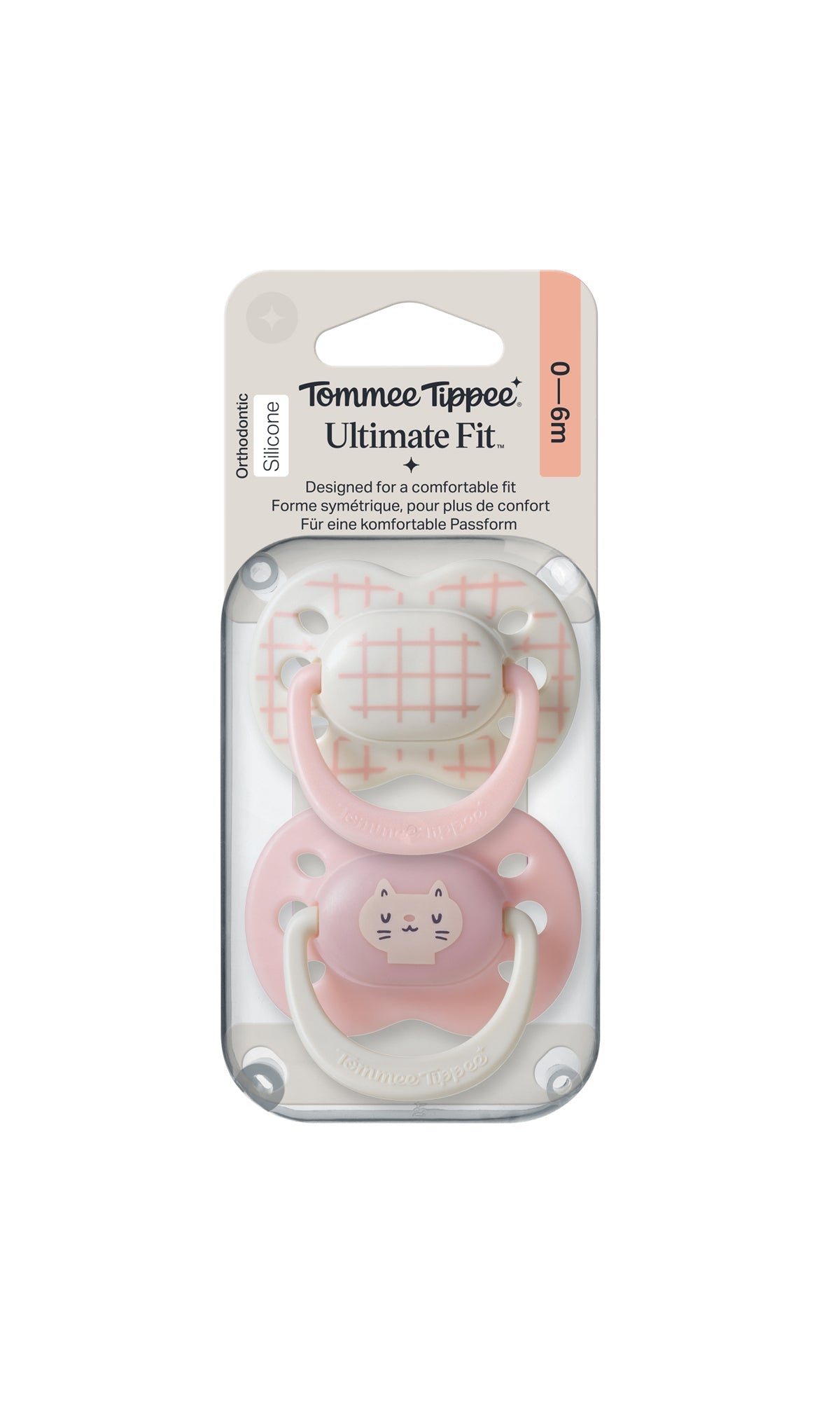 Tommee Tippee Ultra Fit Decorated Soother 0-6M Pack Of 2