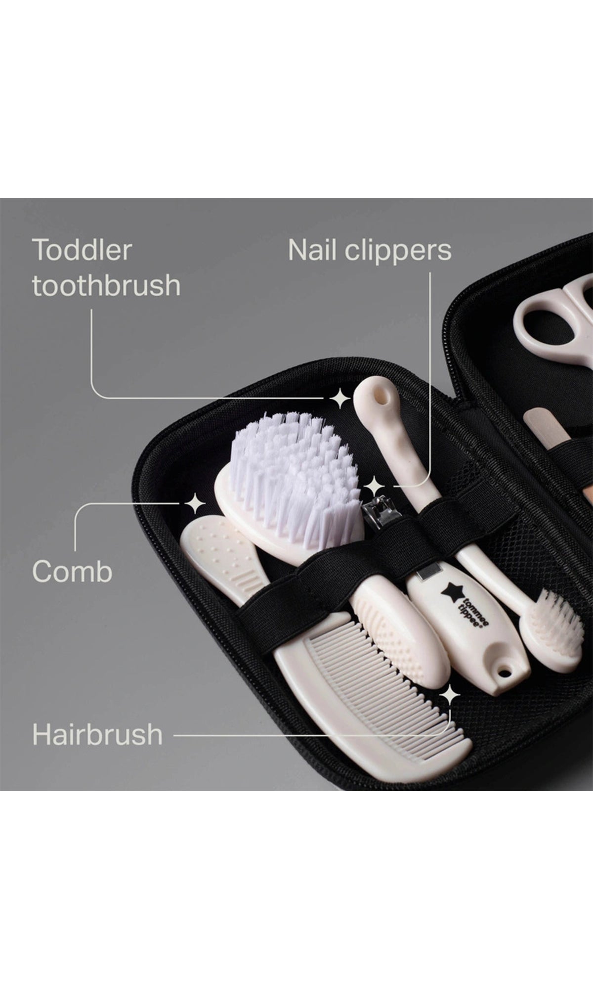 Tommee Tippee Baby Grooming Kit Essential Newborn Care Items 9 Pcs - 423012