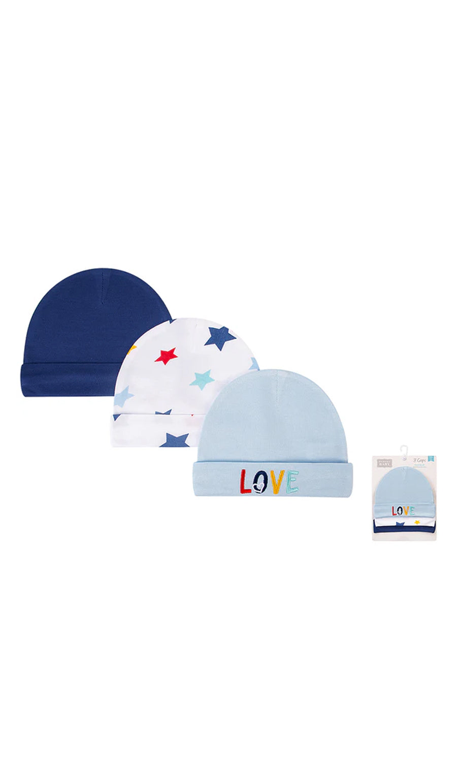 Boys Cap Pack Of 3 - 0295102