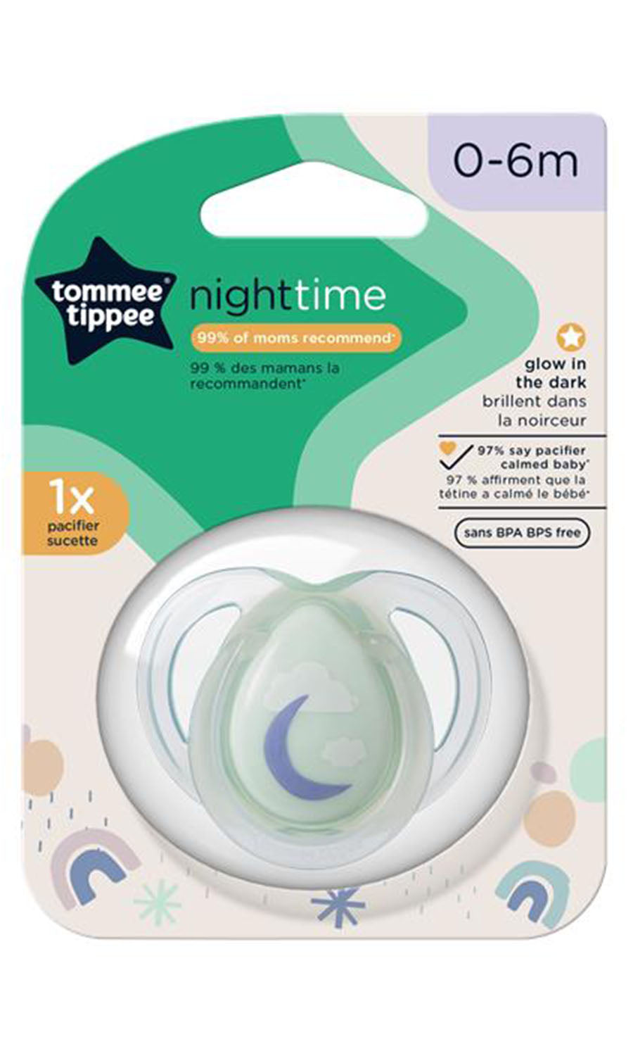 Night Time Pacifier Tommee Tippee 0-6M - 533112