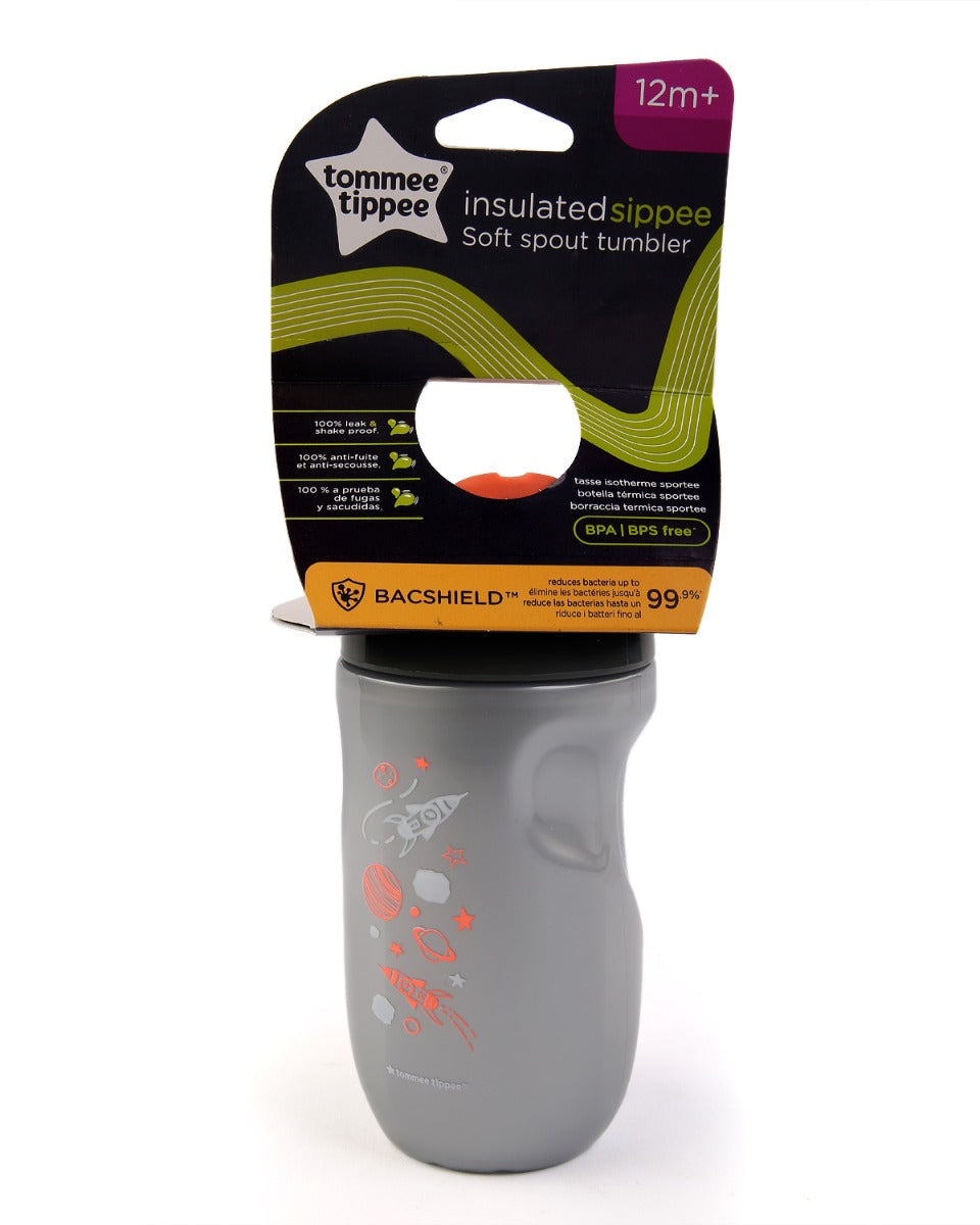 Insulated Sippee Timbler Grey Tommee Tippee 9OZ - 549205