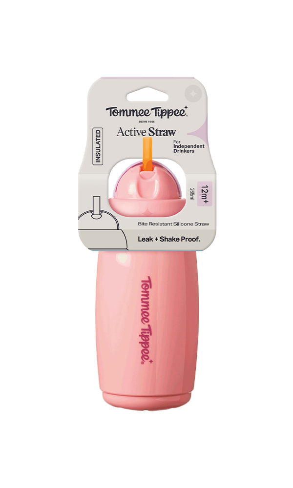 Insulated Sporty Spout & Straw Cup Pink - 448017