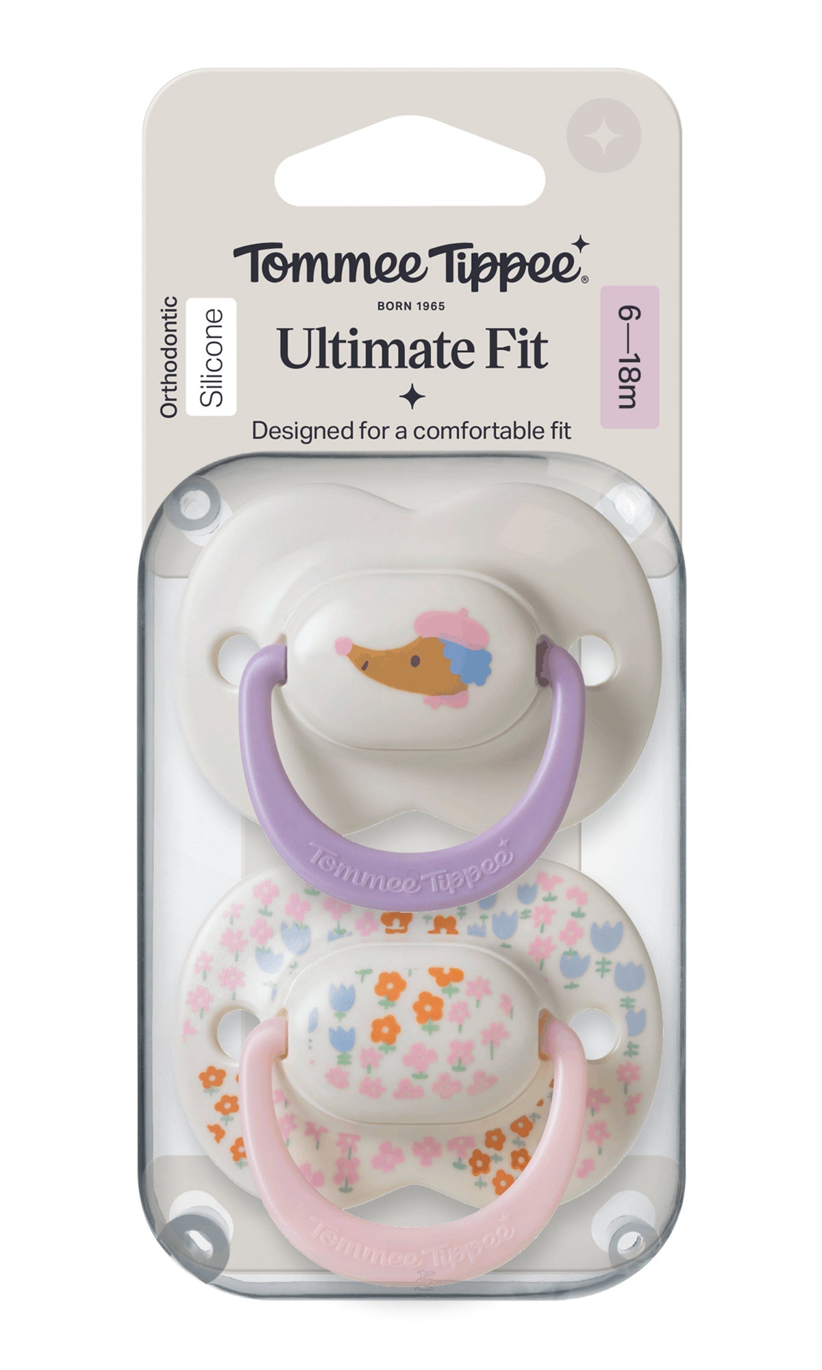 Tommee Tippee Ultra Fit Decorated Soother 6-18M - 433652