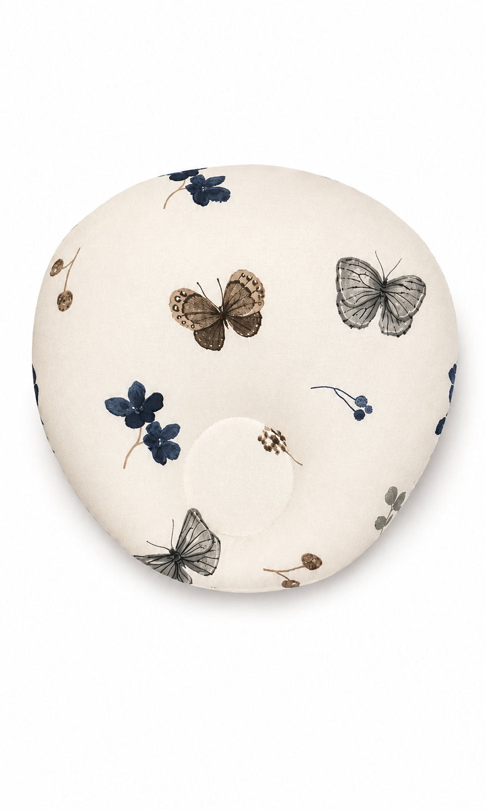Baby Carry Nest Navy Blue Butterfly Print