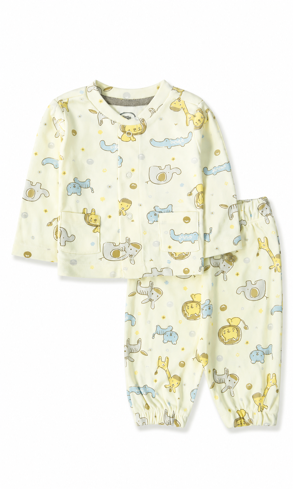 Baby Night Suit Safari Animals Print
