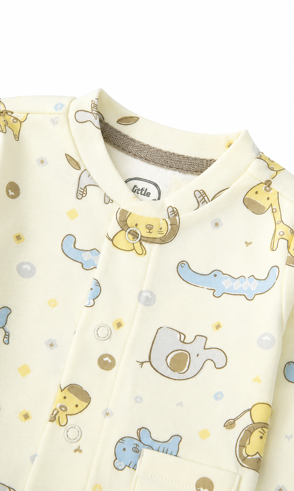 Baby Night Suit Safari Animals Print