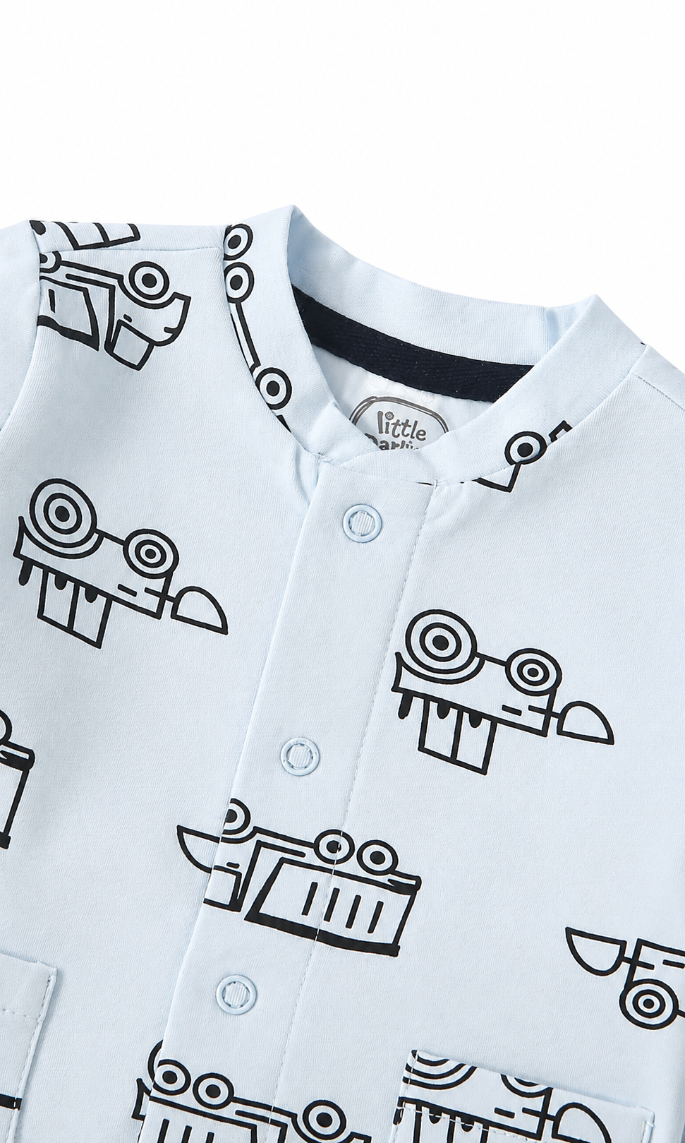 Baby Night Suit Truck Print