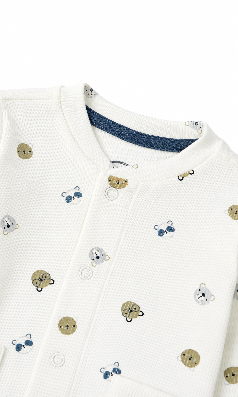 Baby Night Suit Teddy Bear Print