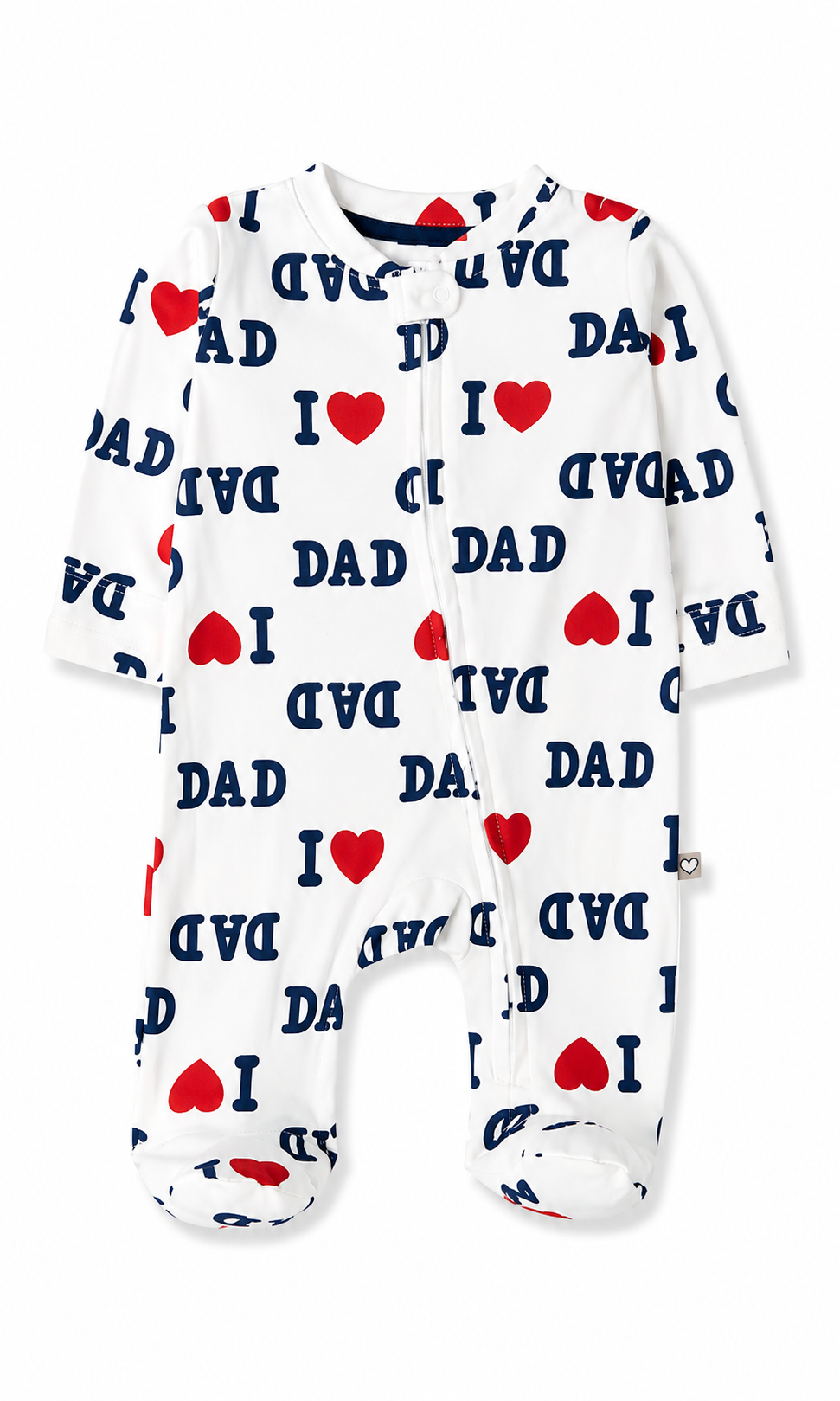 Baby Boys 5 Piece Gift Set White I Love Dad Print