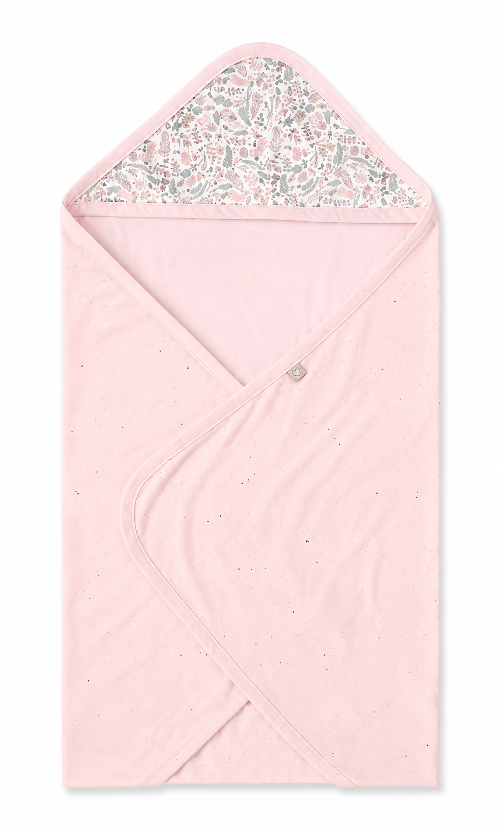 Baby Girls 7-Piece Gift Set Pink Floral Print