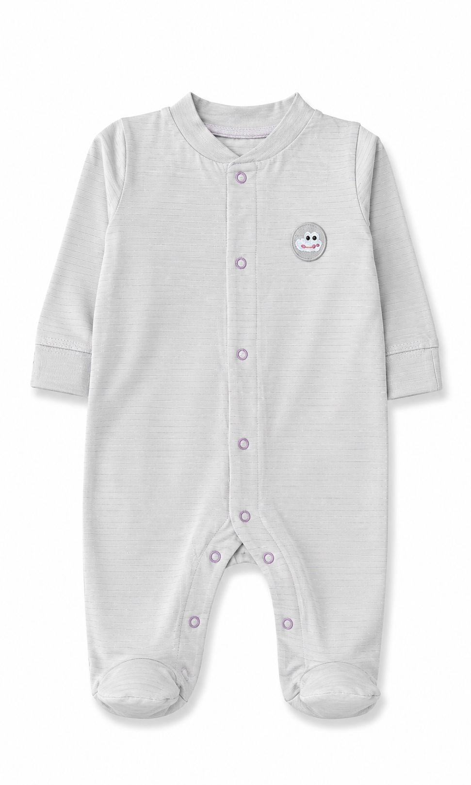 Baby Romper Pack of 2 Grey & Mint Green Solid