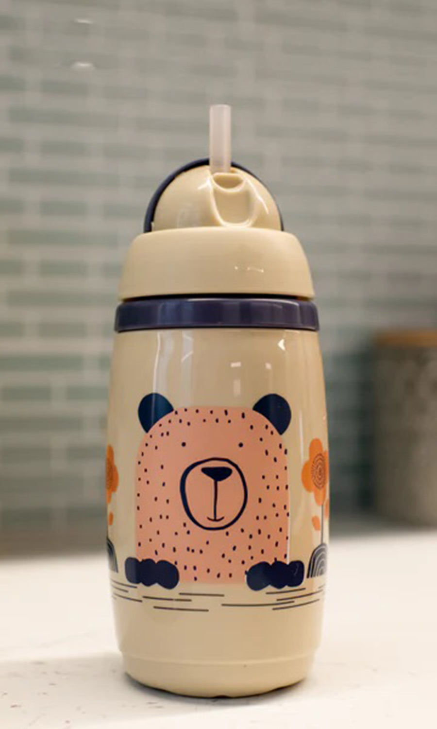 Insulated Straw Cup AL IL Grey 1X Tommee Tippee 266ML - 447824