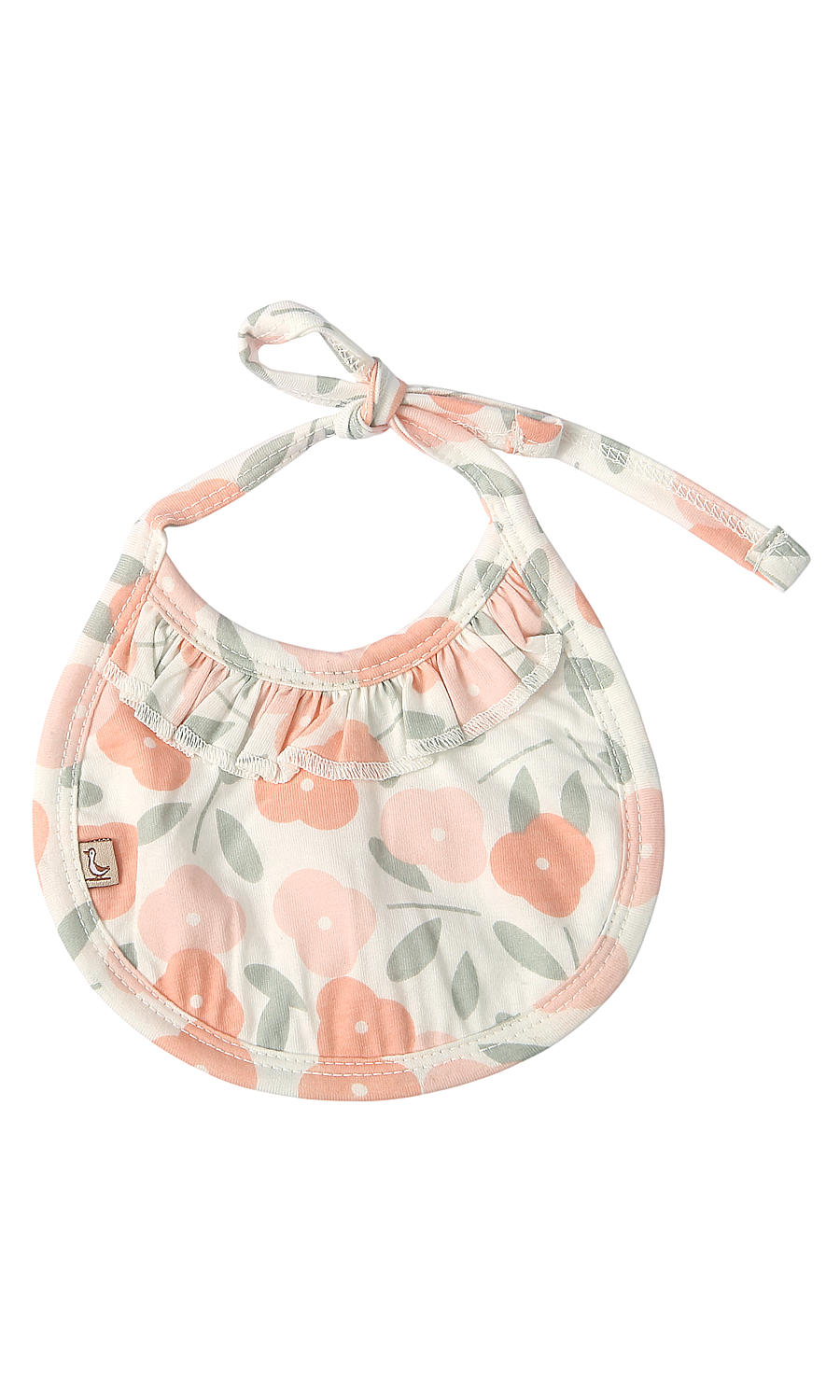 Baby Girls 5-Piece Gift Set Peach Floral Print