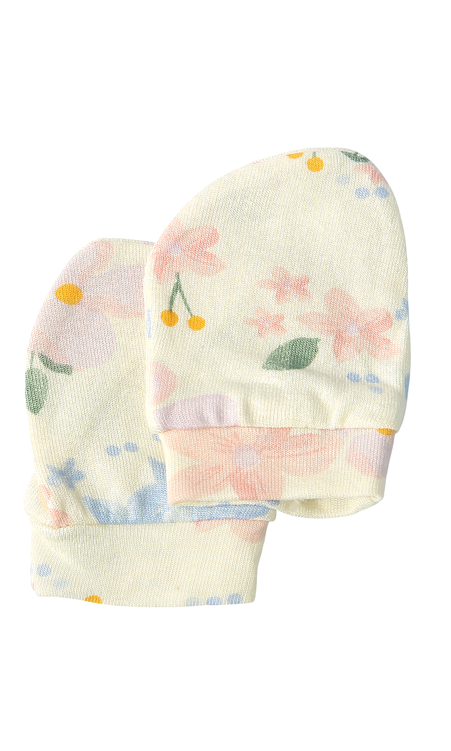Baby Girls 6-Piece Gift Set Cream & Pink Floral