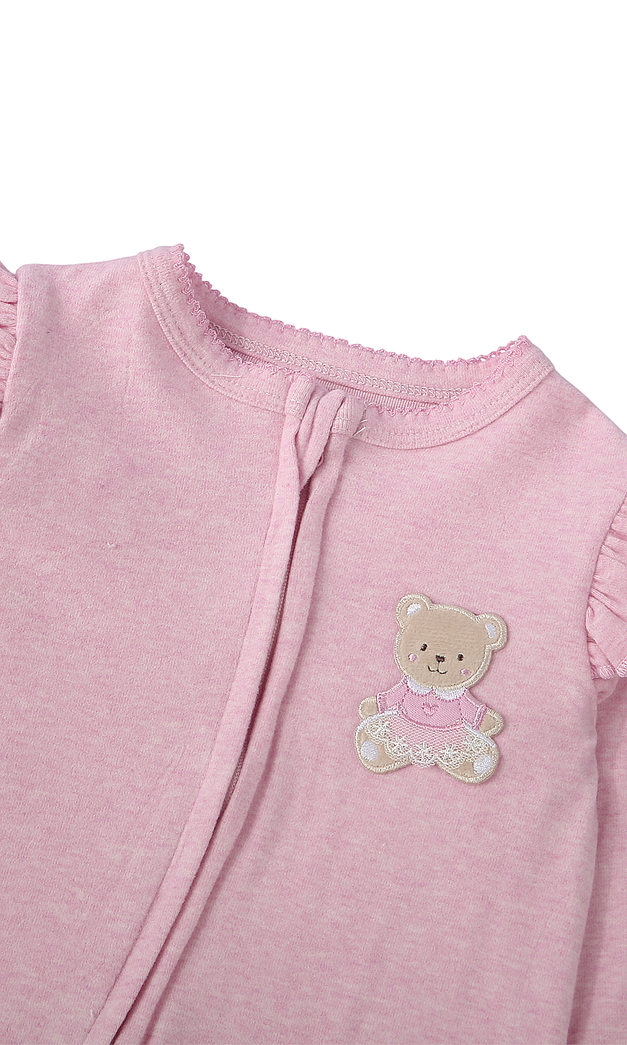 Baby Girls 6-Piece Gift Set Dusty Pink Teddy Bear
