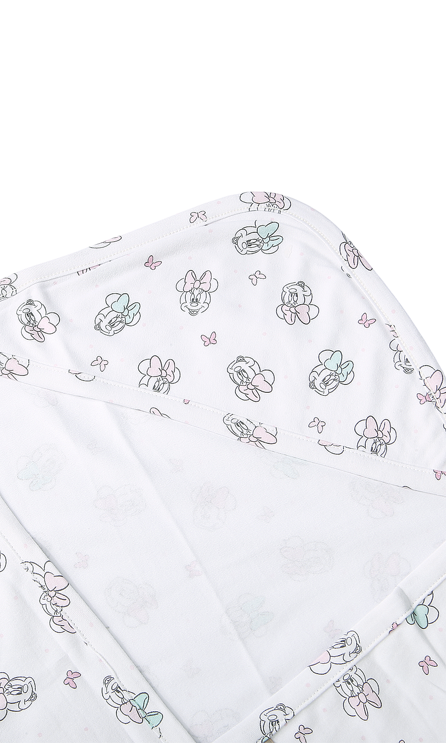 Baby Girls 7-Piece Gift Set Blush Pink Ribbed & White Puppy Floral Print Newborn Layette
