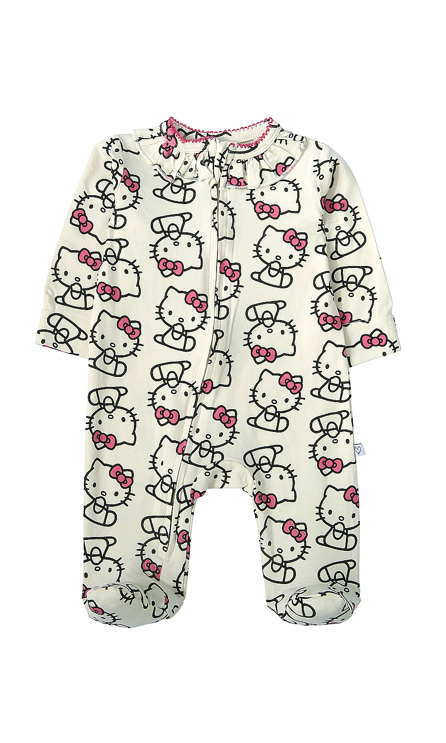 Baby Girls Footed Romper Pack of 2 Pink